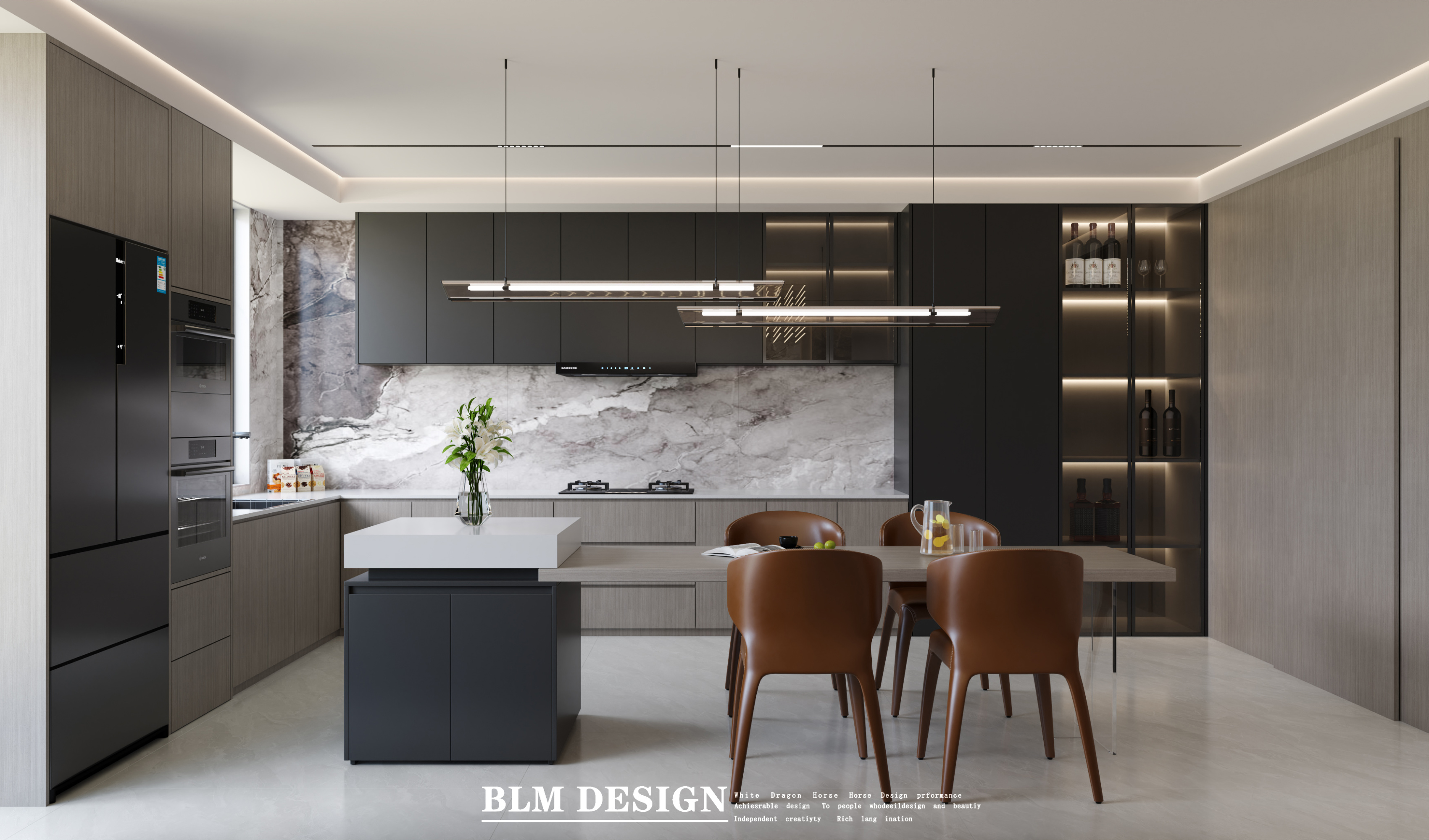 意式轻奢案例[ID: 115033268]_建e效果图