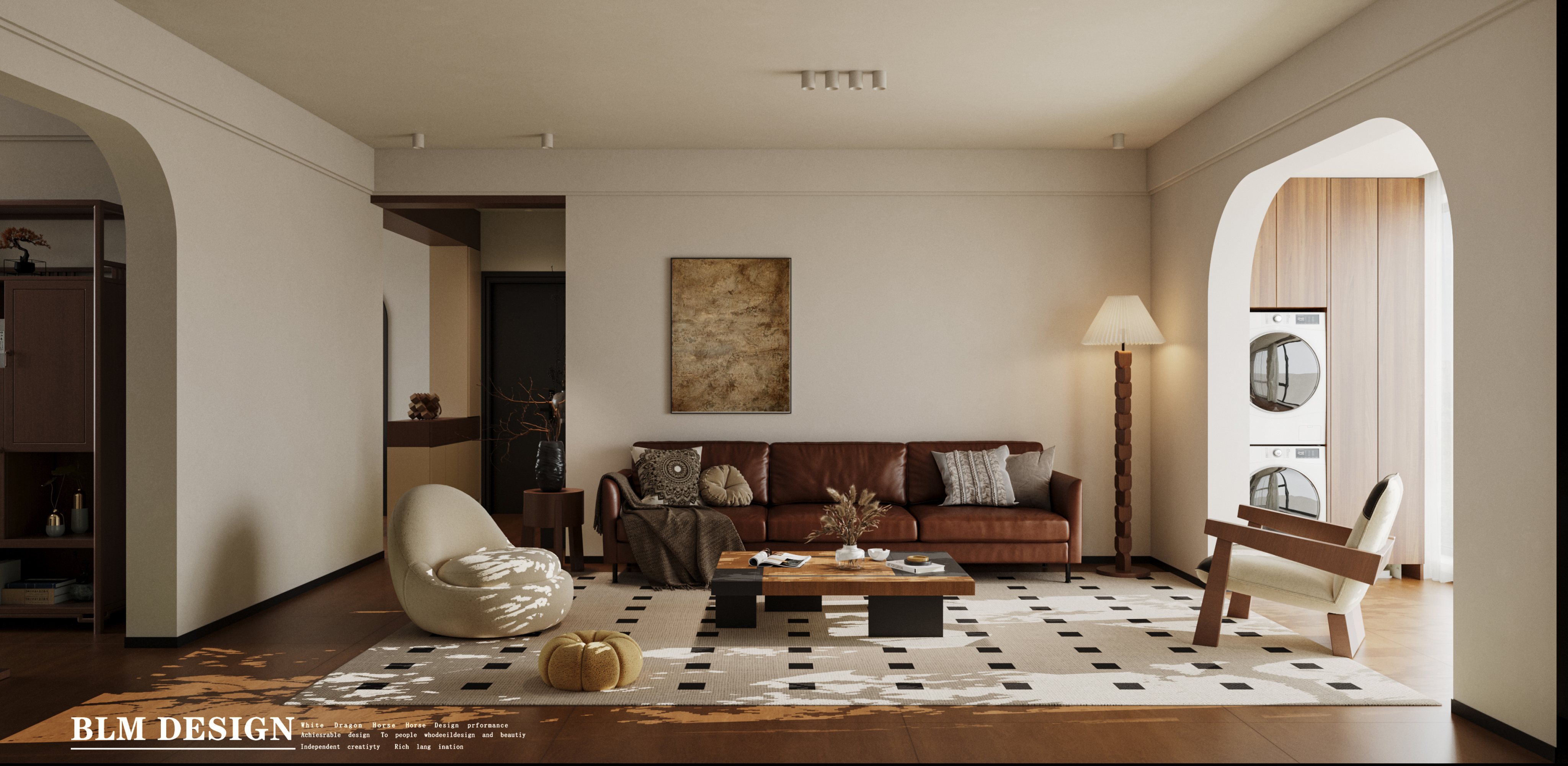 中古风家装效果图[ID: 114967617]_建e效果图