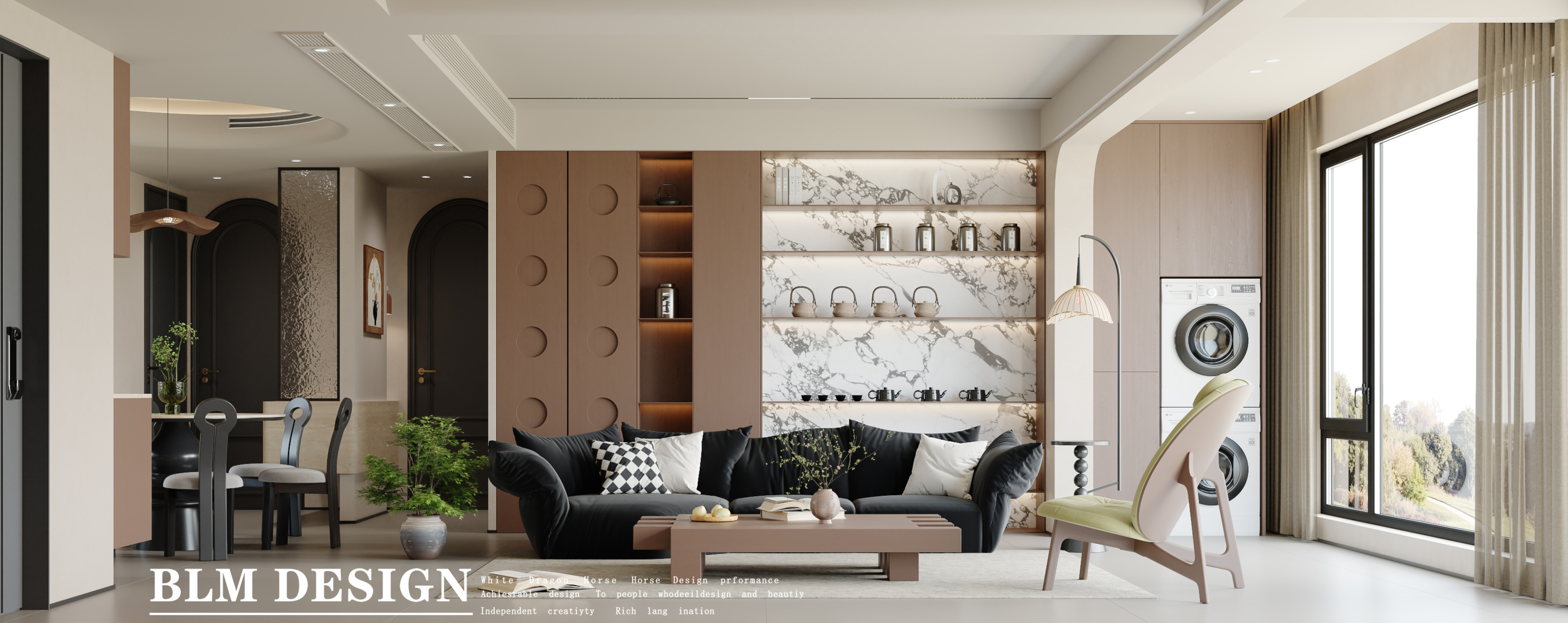 中古客餐厅——白龙马效果图[ID: 114967575]_建e效果图