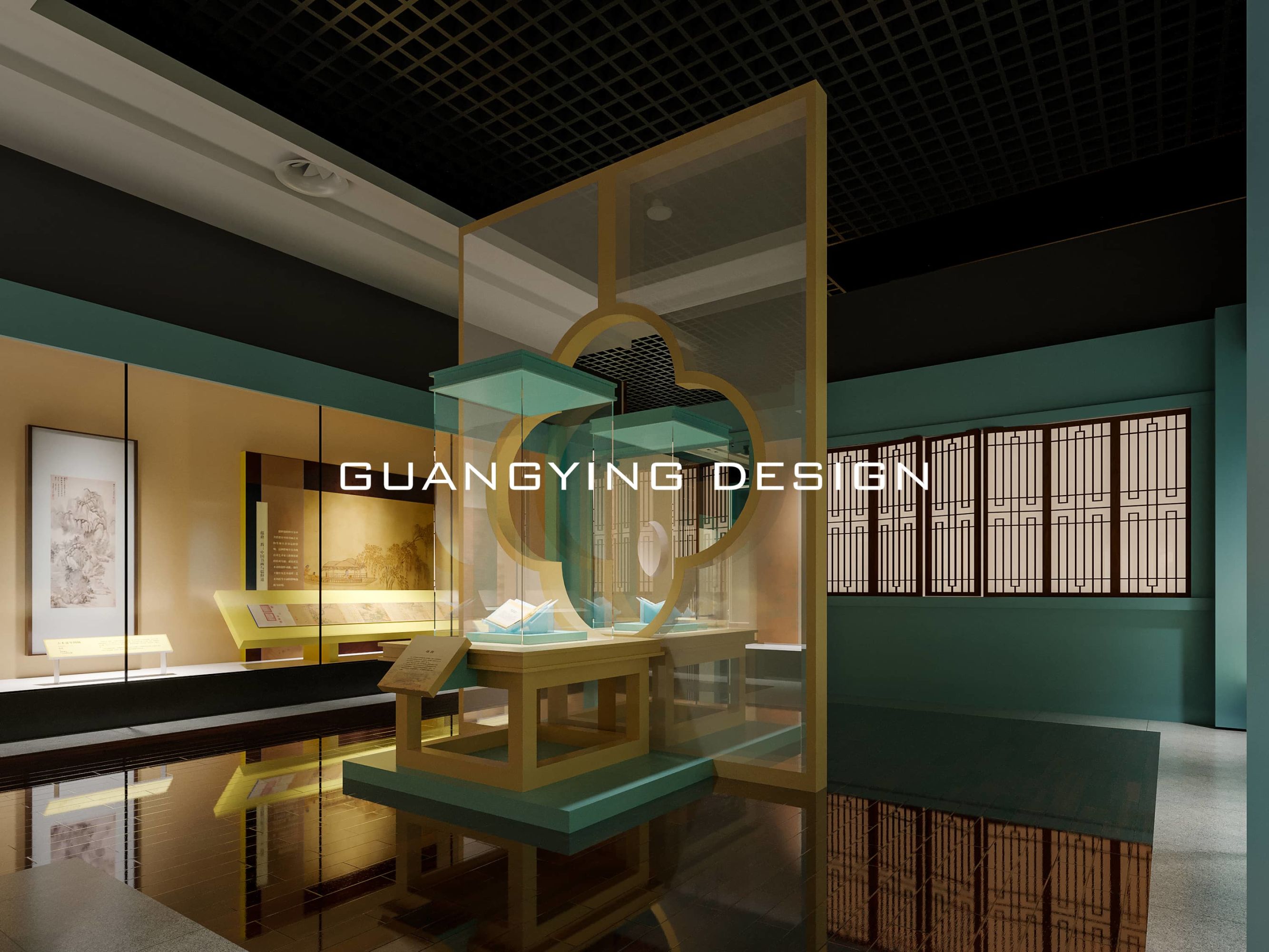 历史文化展厅[ID: 115623051]_建e效果图