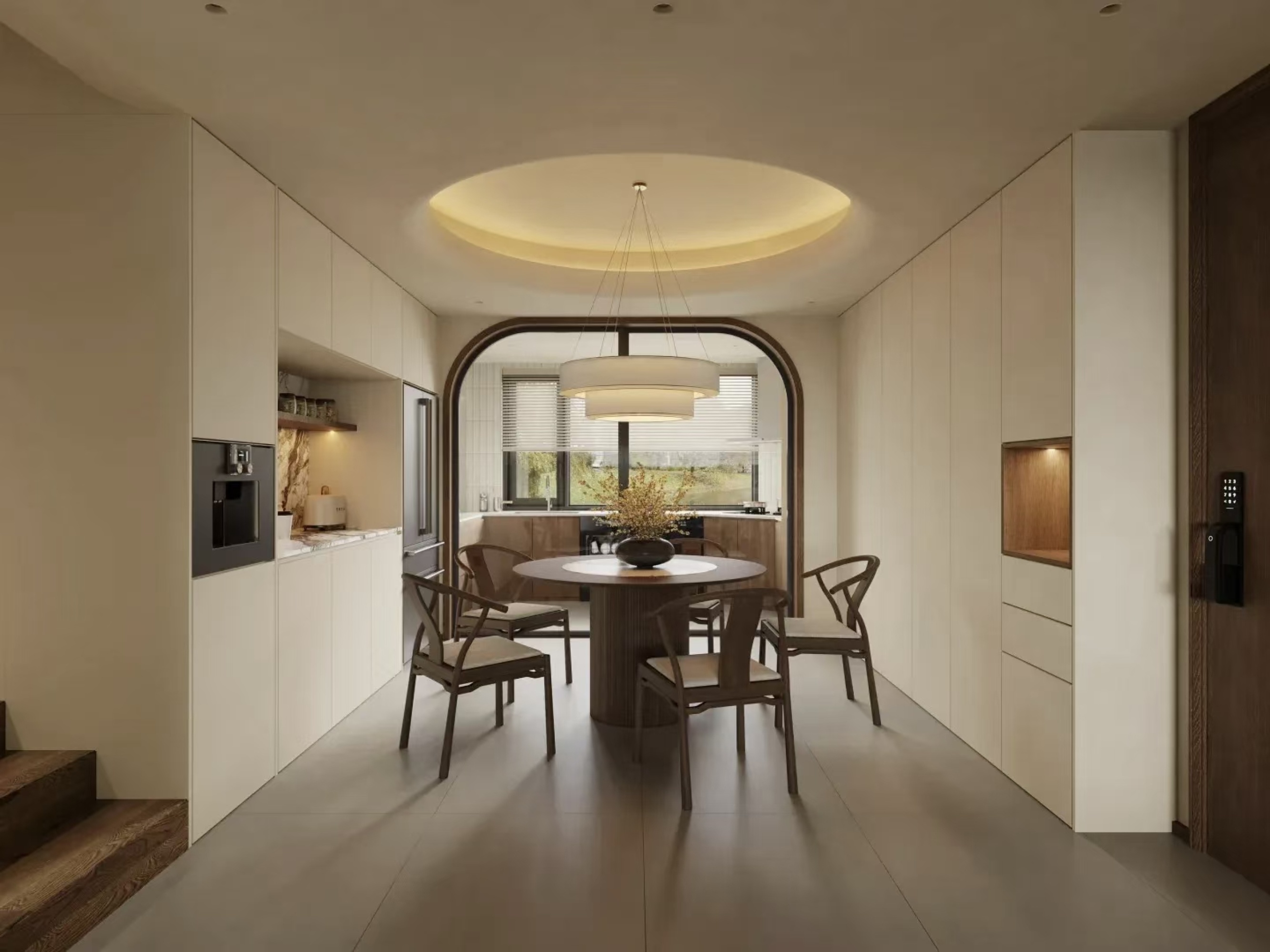 禅意新中式[ID: 115623082]_建e效果图