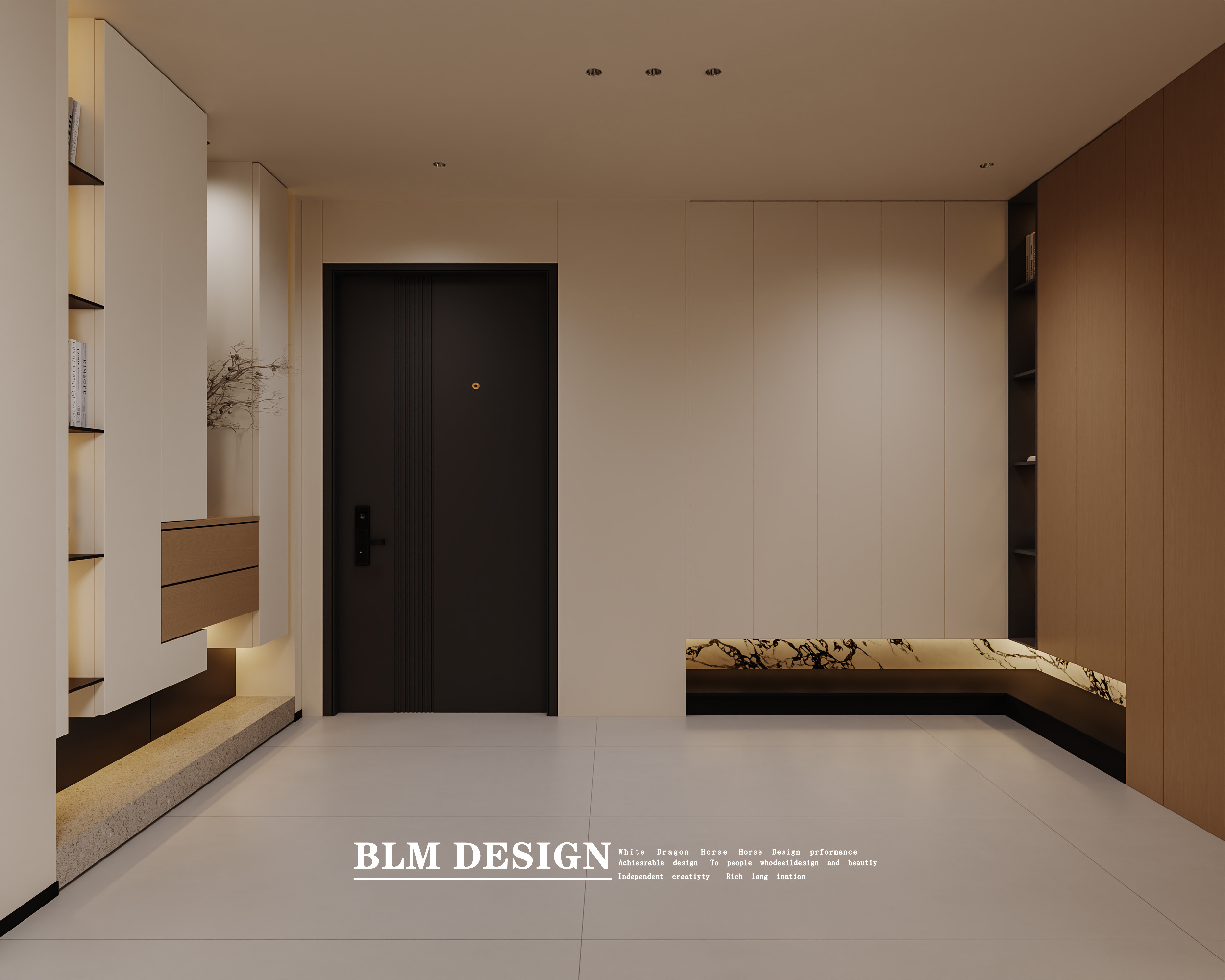 现代设计案例分享—白龙马效果图[ID: 115622962]_建e效果图