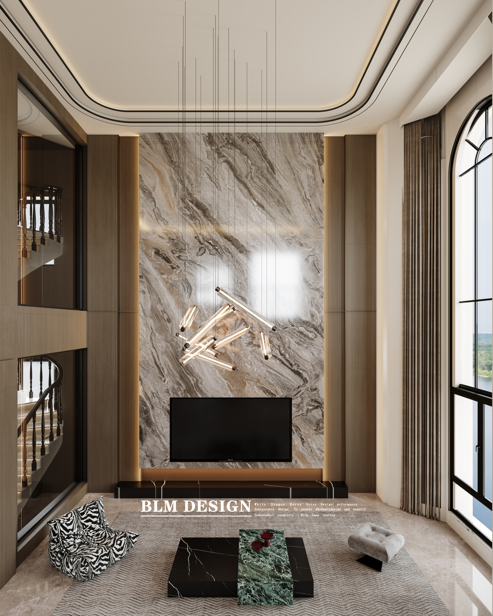 现代--白龙马效果图[ID: 115819704]_建e效果图