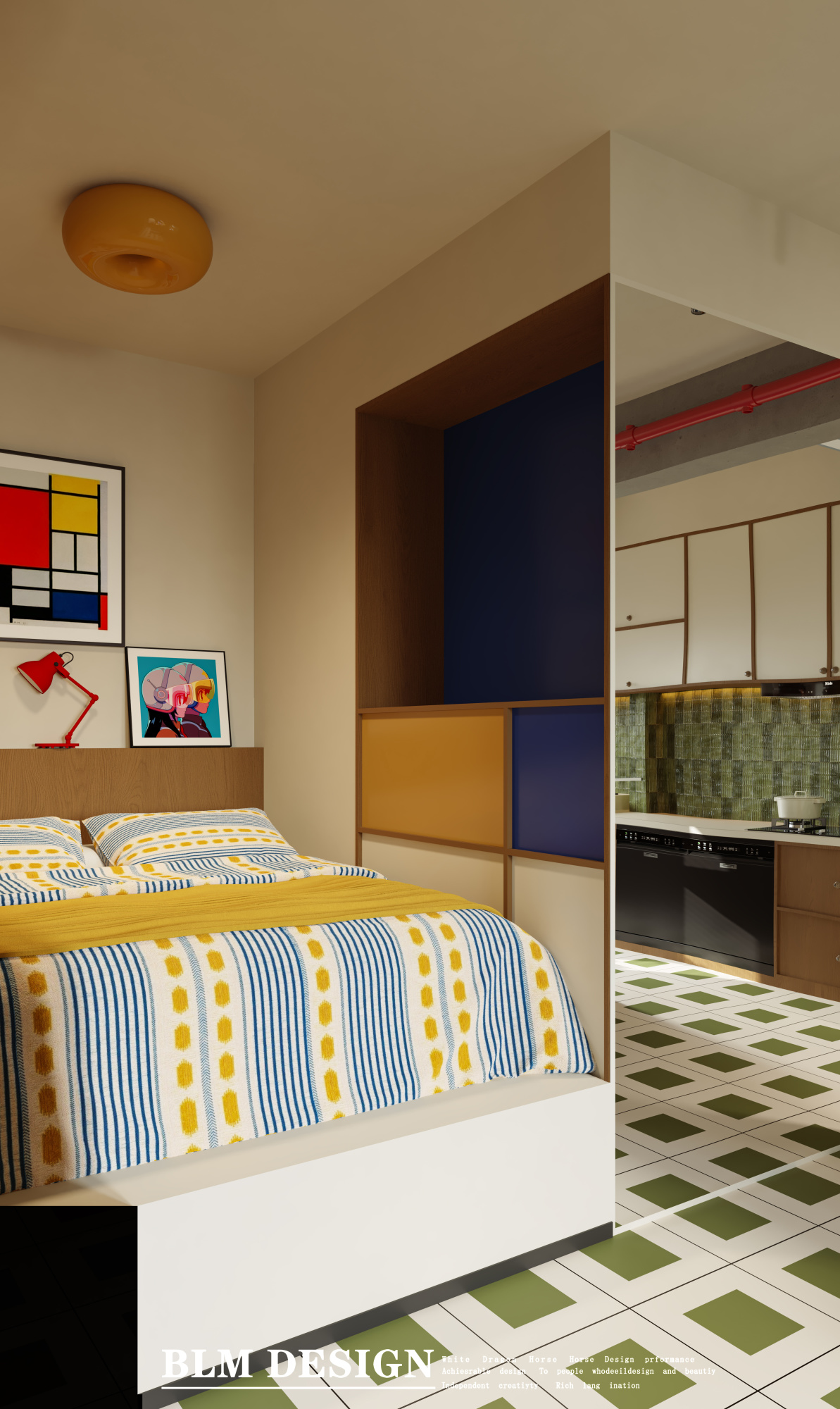 中古多巴胺家装案例分享[ID: 115819624]_建e效果图