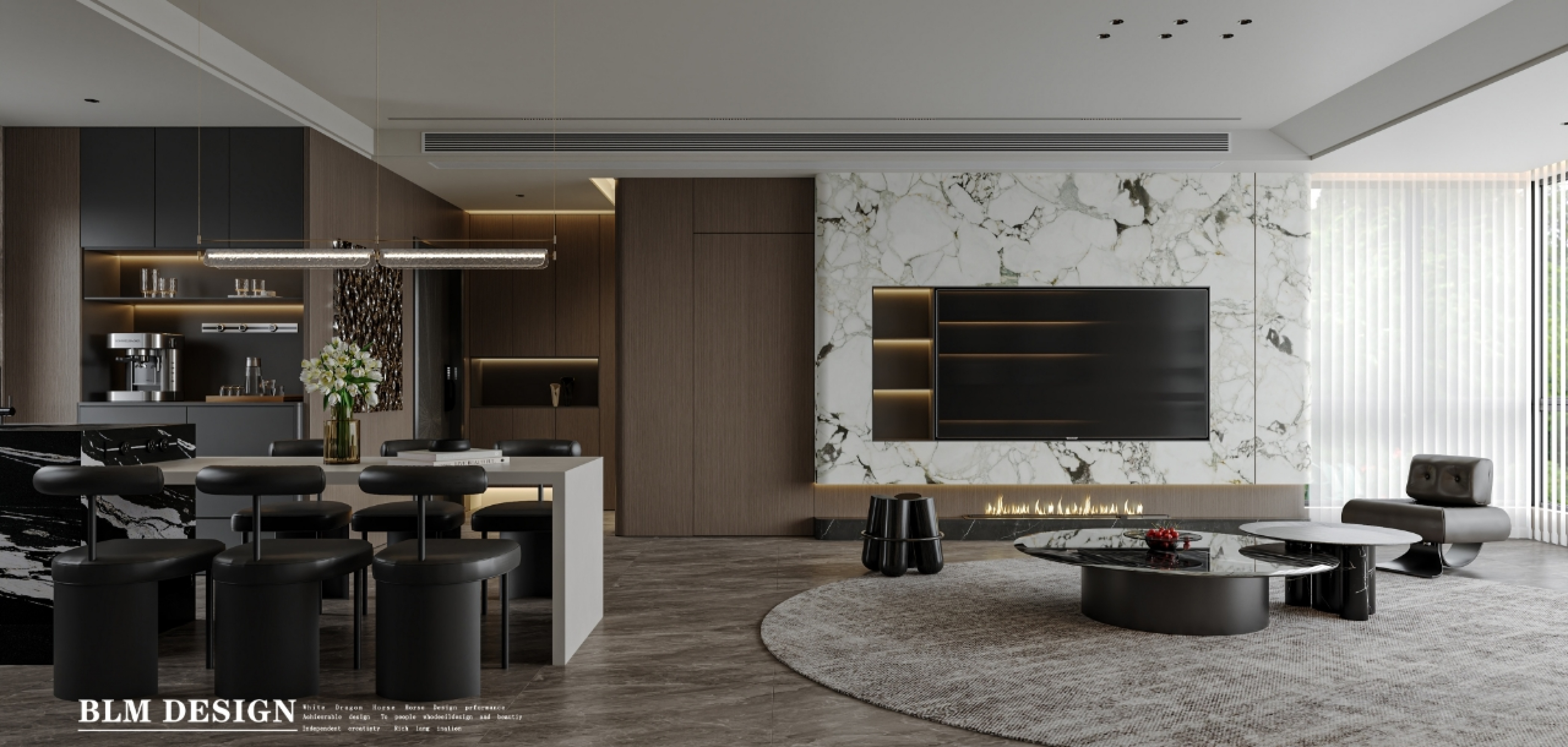 现代简约家装案例分享[ID: 115819554]_建e效果图