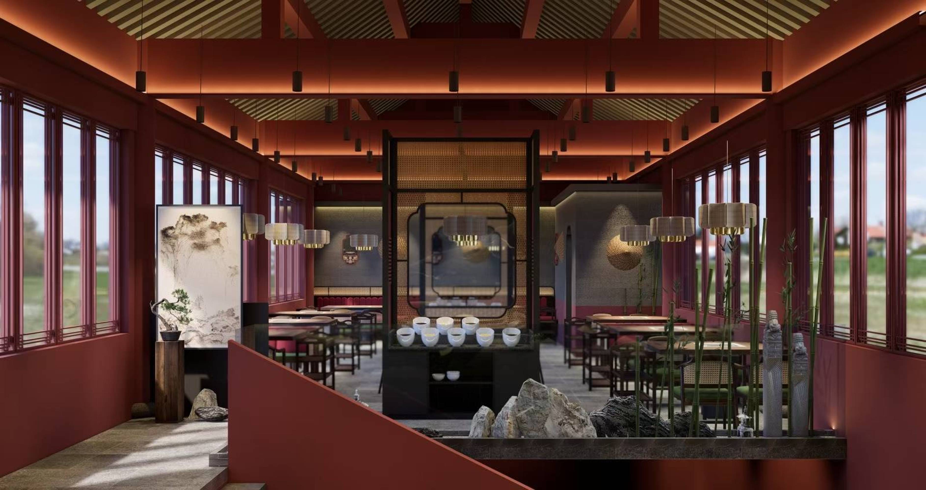 火锅店[ID: 115819767]_建e效果图