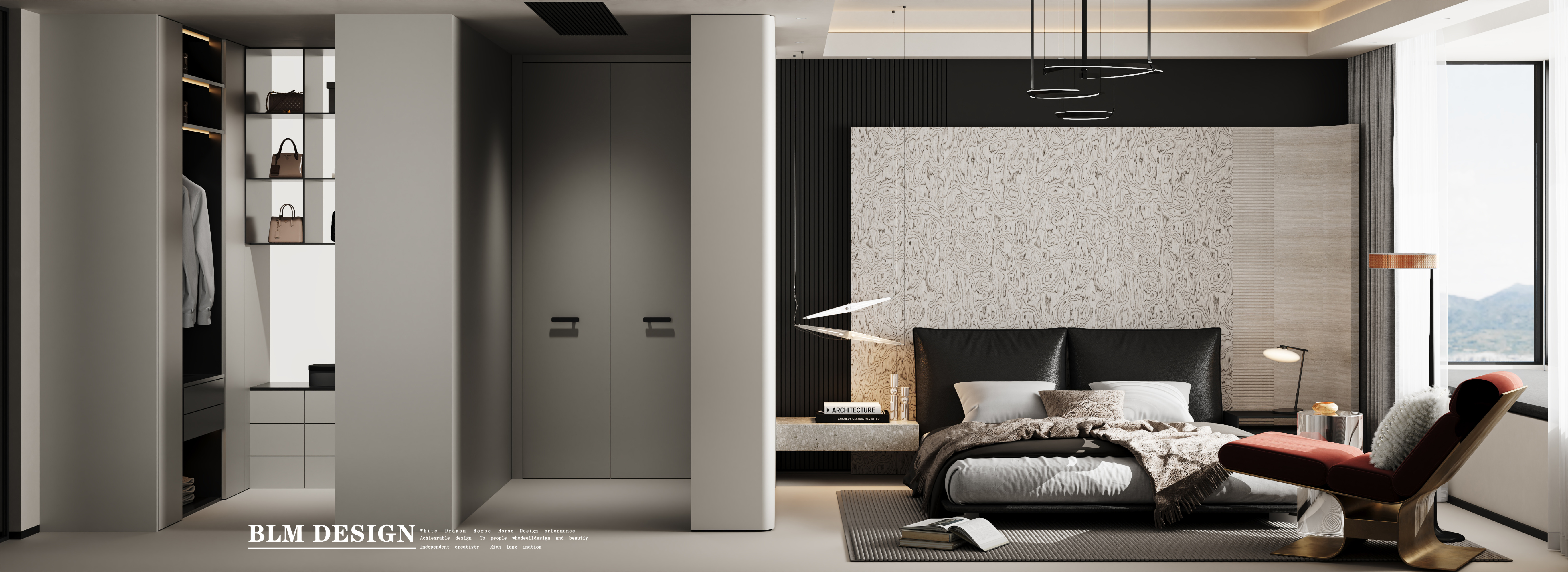 现代轻奢-白龙马效果图[ID: 115754157]_建e效果图