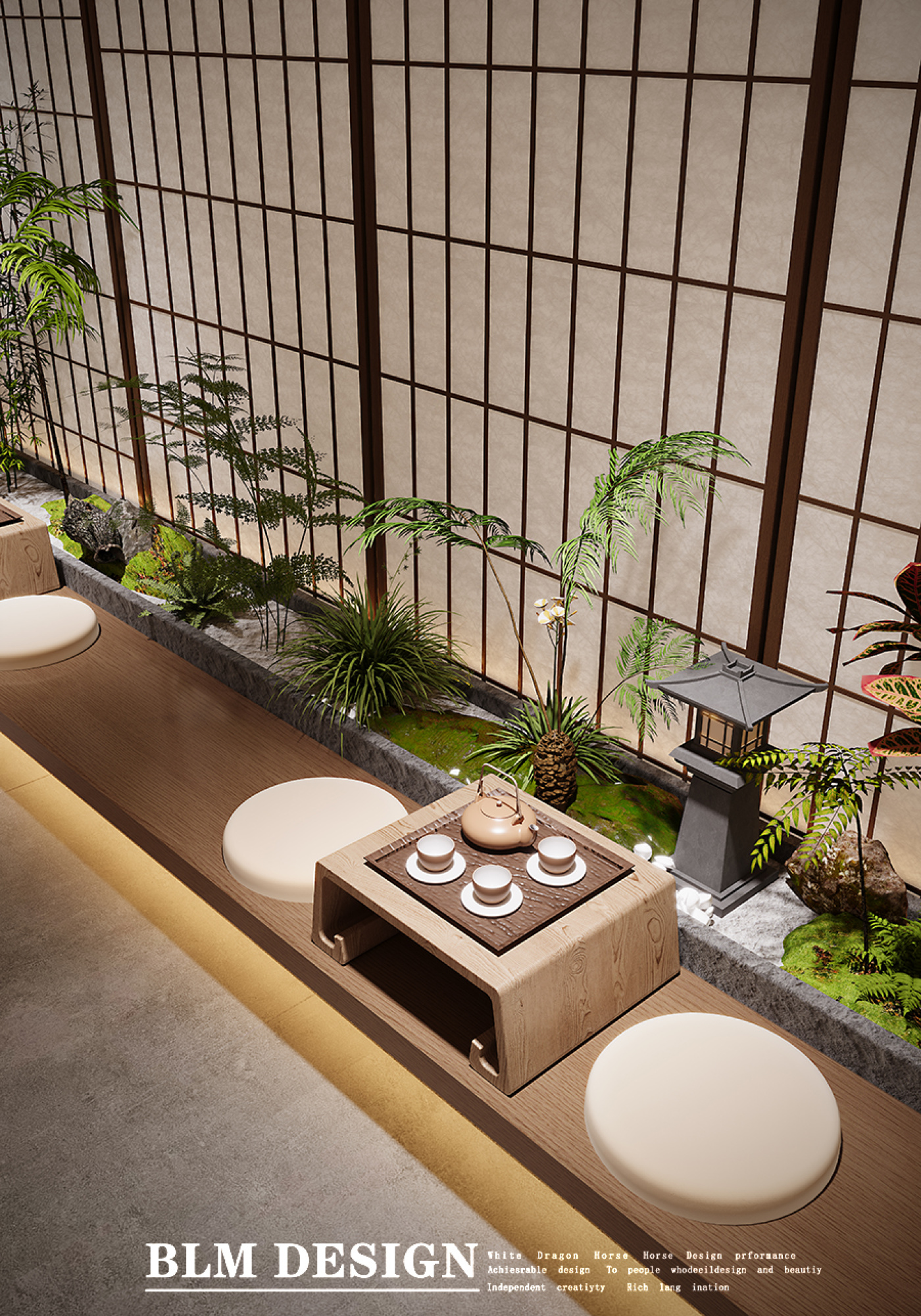 新中式设计案例分享—白龙马效果图[ID: 115754239]_建e效果图