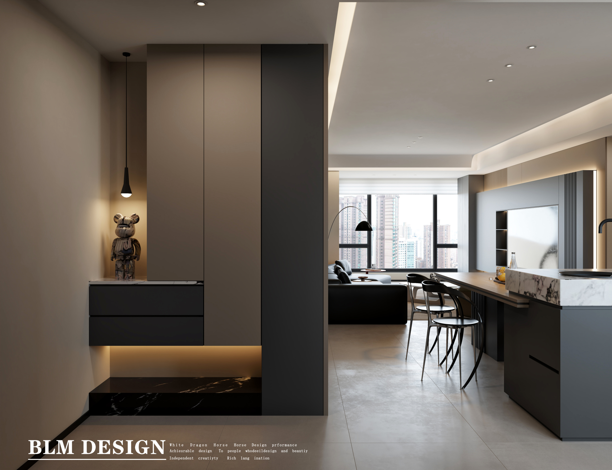 意式客餐厅——白龙马效果图[ID: 115754238]_建e效果图