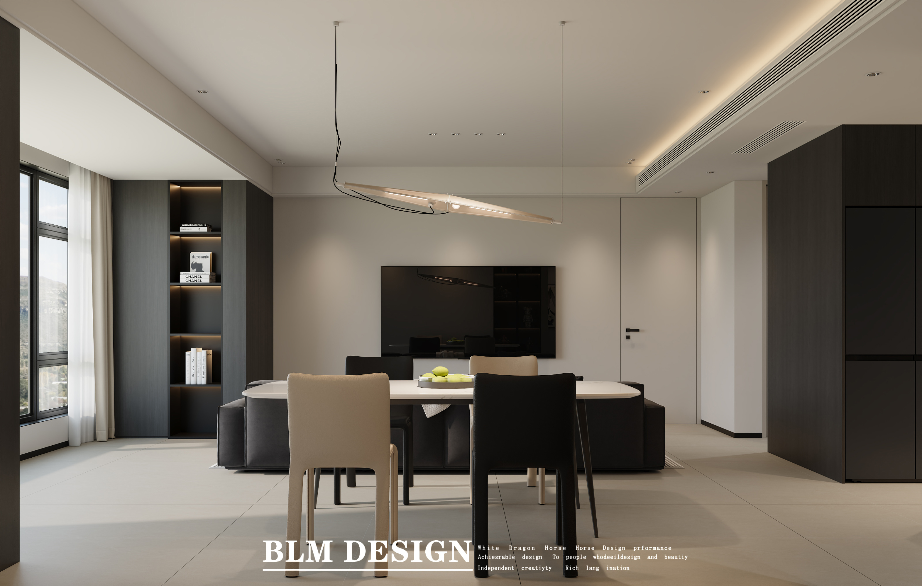 现代设计案例分享——白龙马效果图[ID: 115754146]_建e效果图