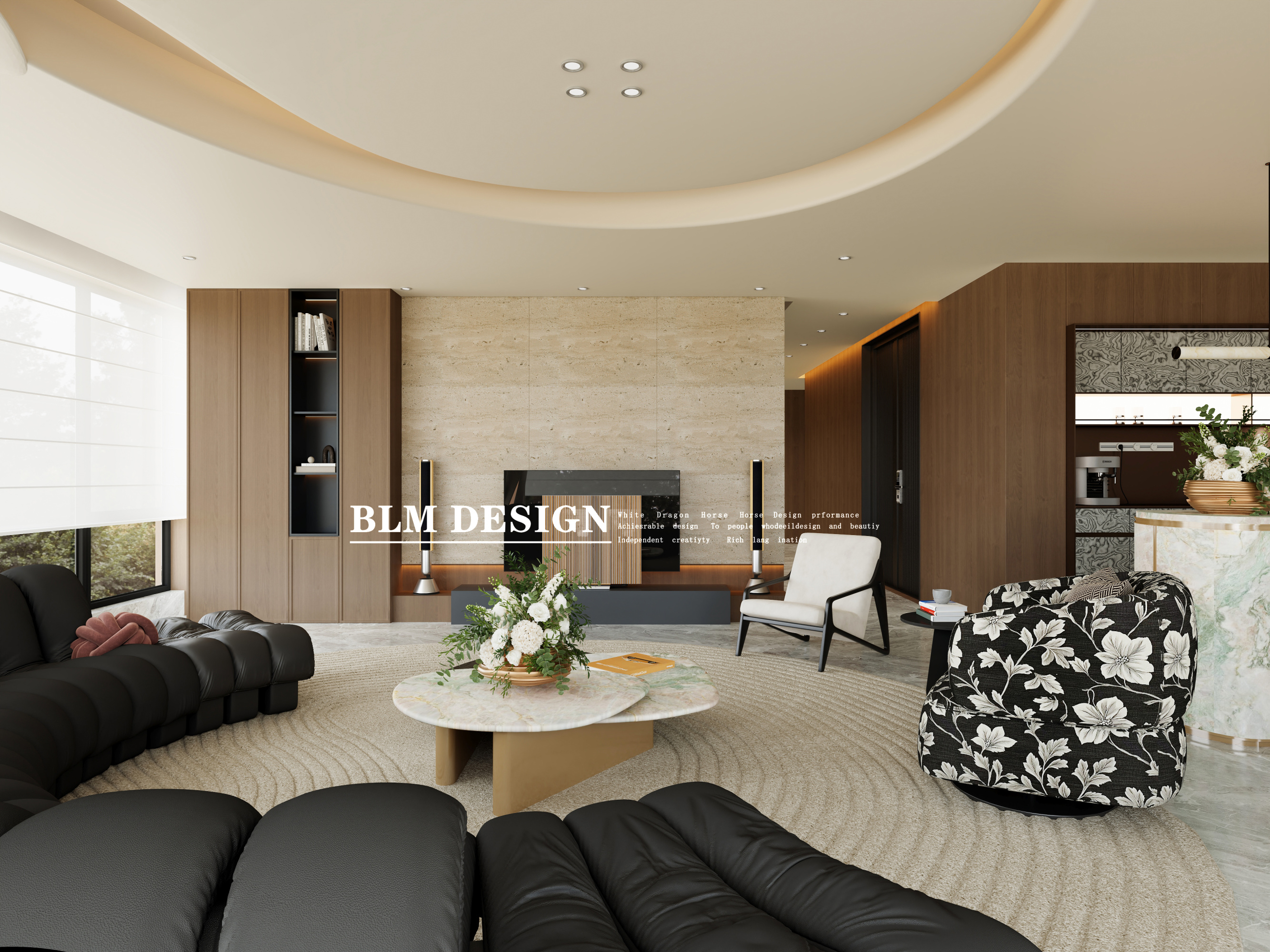 现代--白龙马效果图[ID: 115754164]_建e效果图