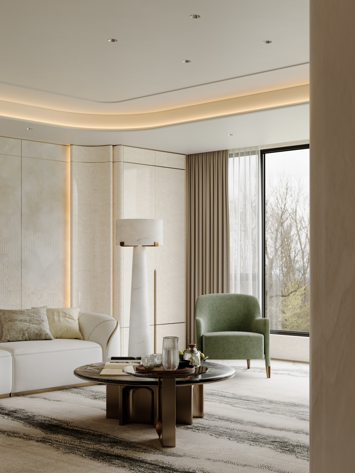 轻奢效果图案例[ID: 115426366]_建e效果图