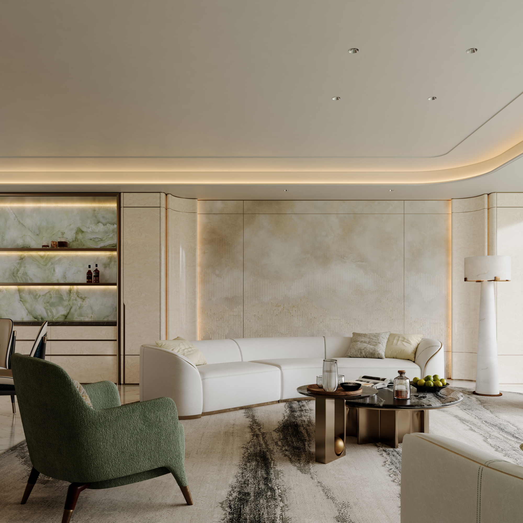 轻奢效果图案例[ID: 115426366]_建e效果图