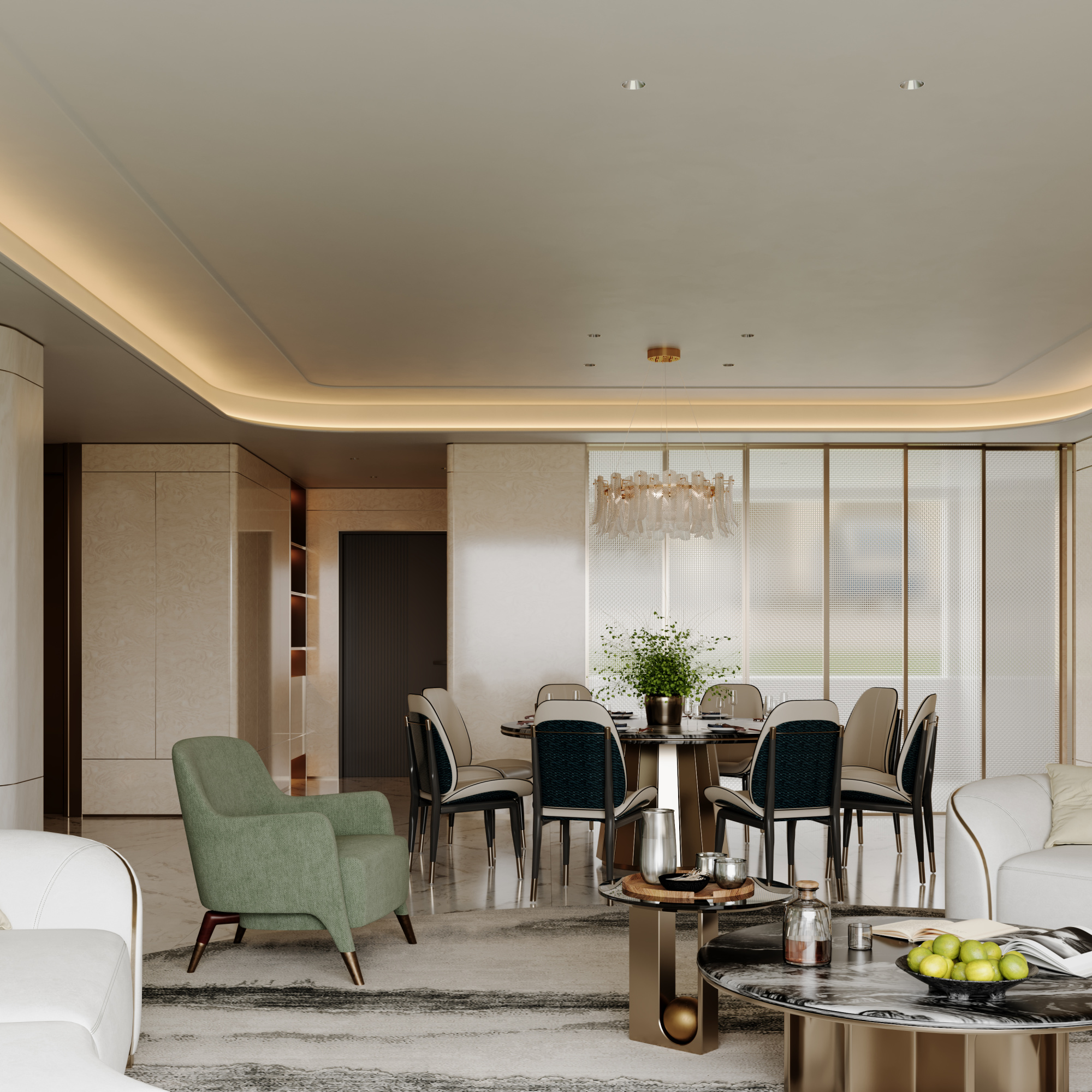轻奢效果图案例[ID: 115426366]_建e效果图