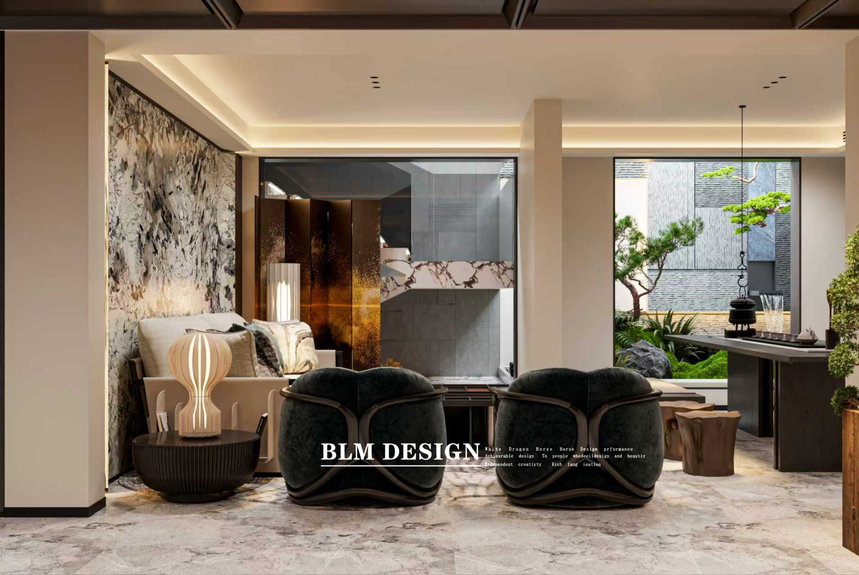 新中式轻奢[ID: 115426416]_建e效果图