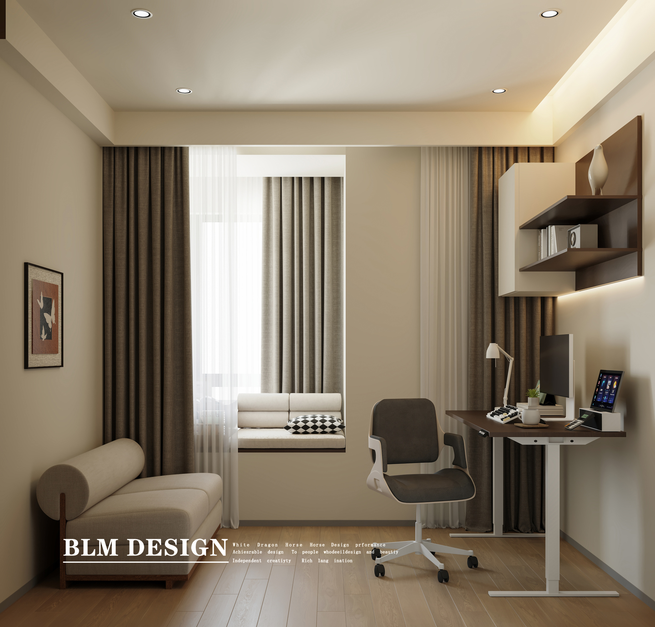 现代--白龙马效果图[ID: 115426403]_建e效果图