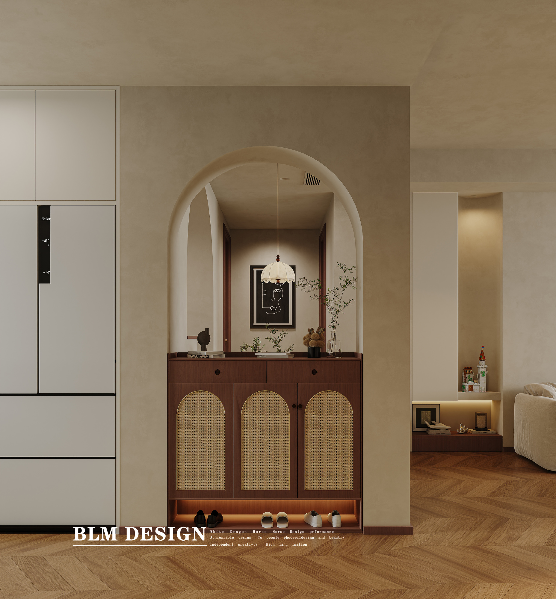 中古风-白龙马效果图[ID: 115426466]_建e效果图