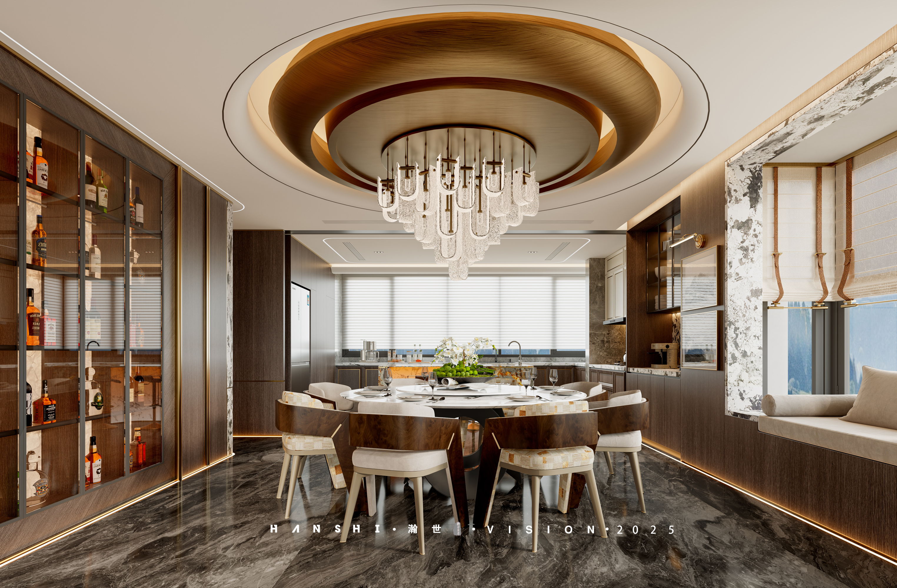 现代轻奢别墅[ID: 115426341]_建e效果图