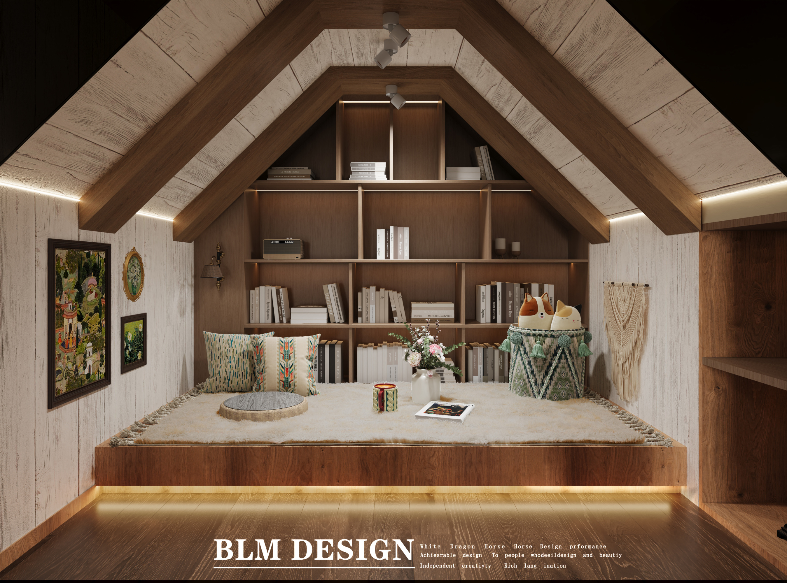 混搭风家装效果图案例[ID: 115426327]_建e效果图