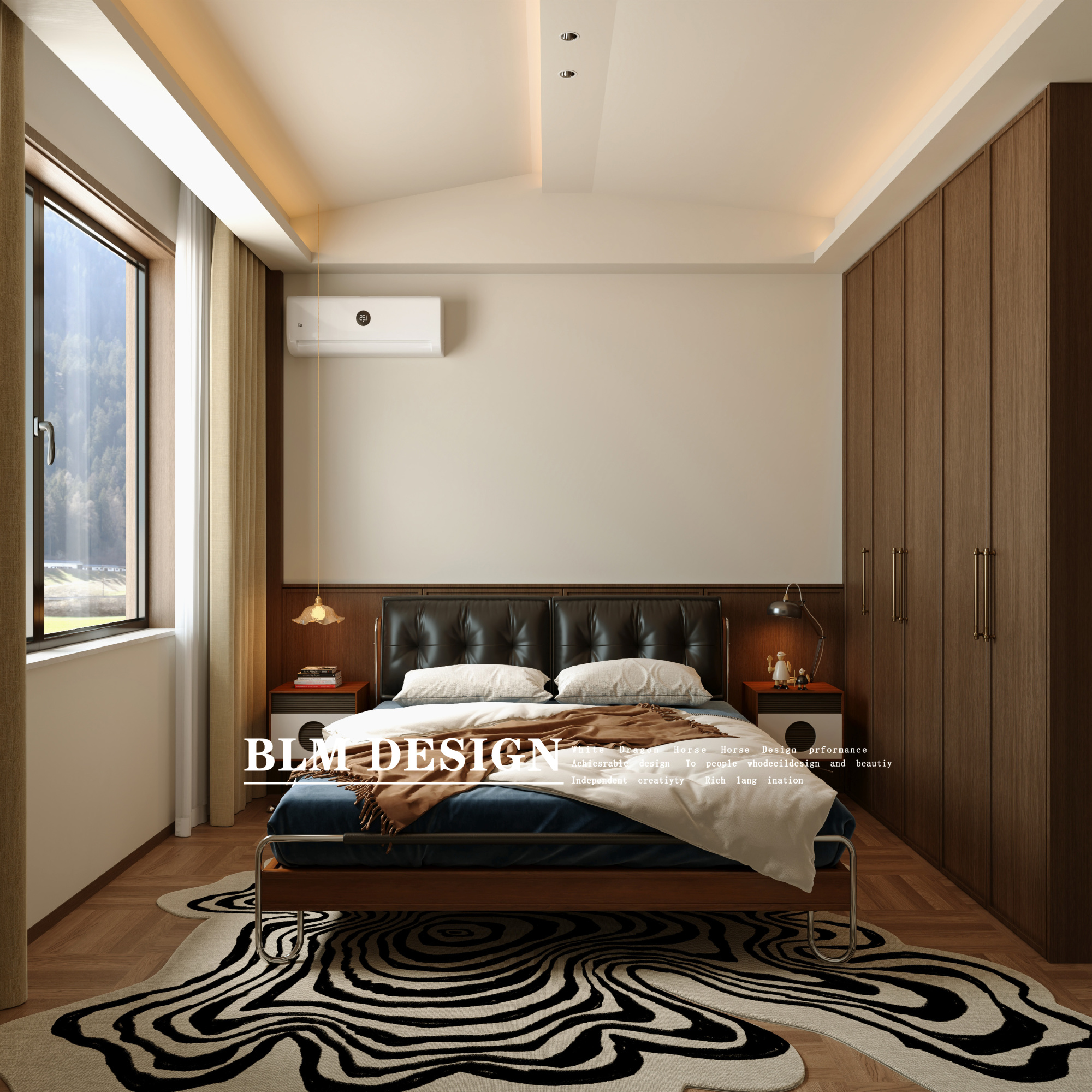 中古风家装效果图案例[ID: 115426406]_建e效果图