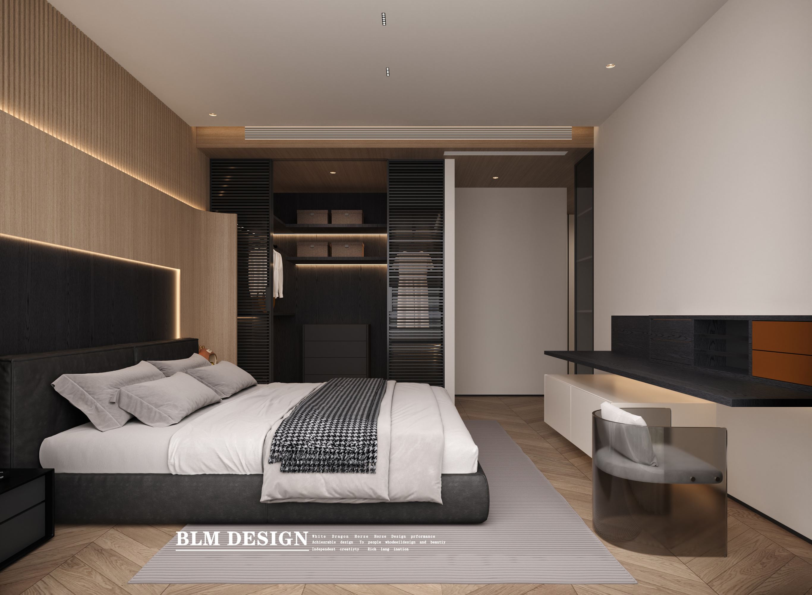 现代风-白龙马效果图[ID: 115360863]_建e效果图