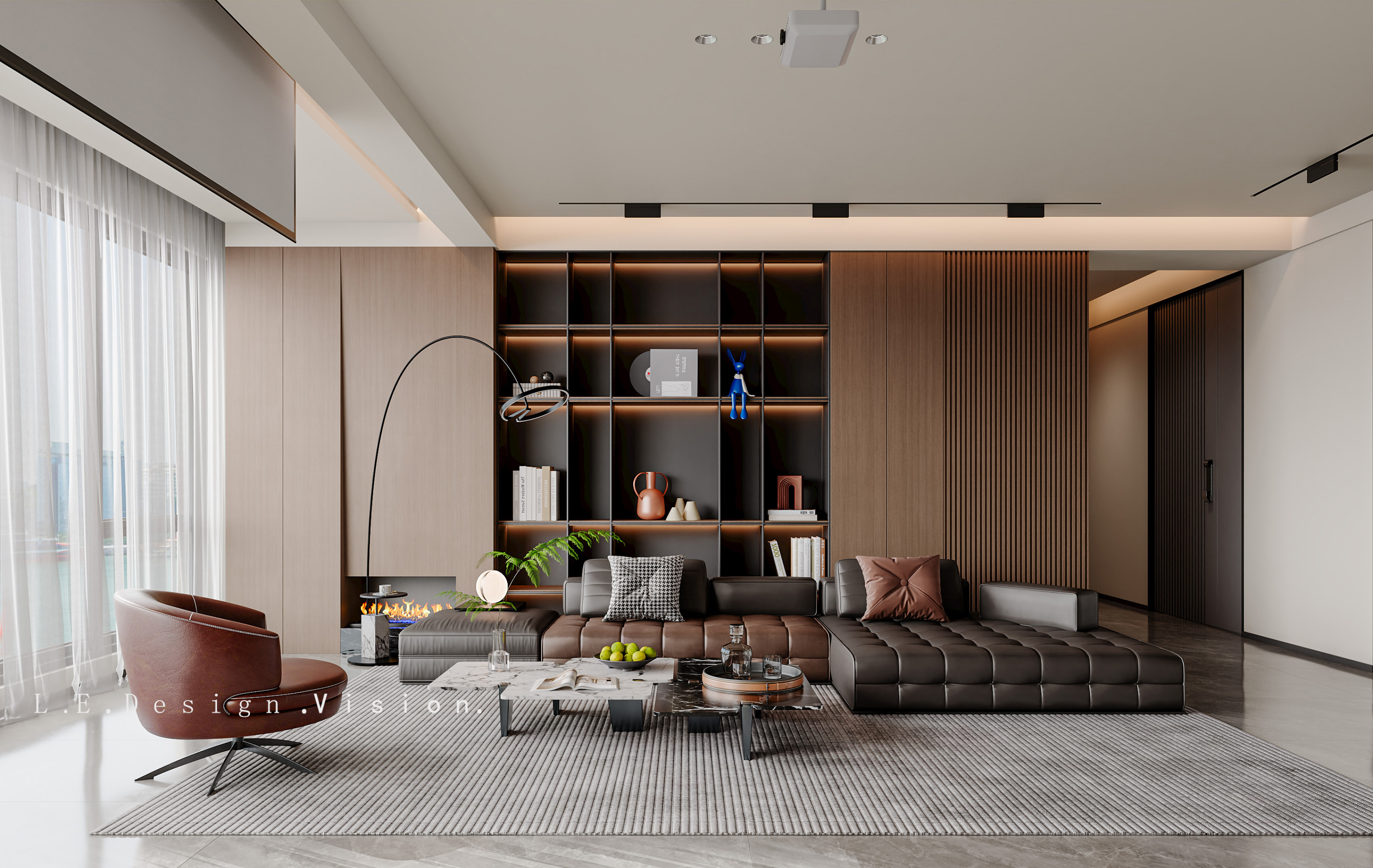 现代风[ID: 115360865]_建e效果图