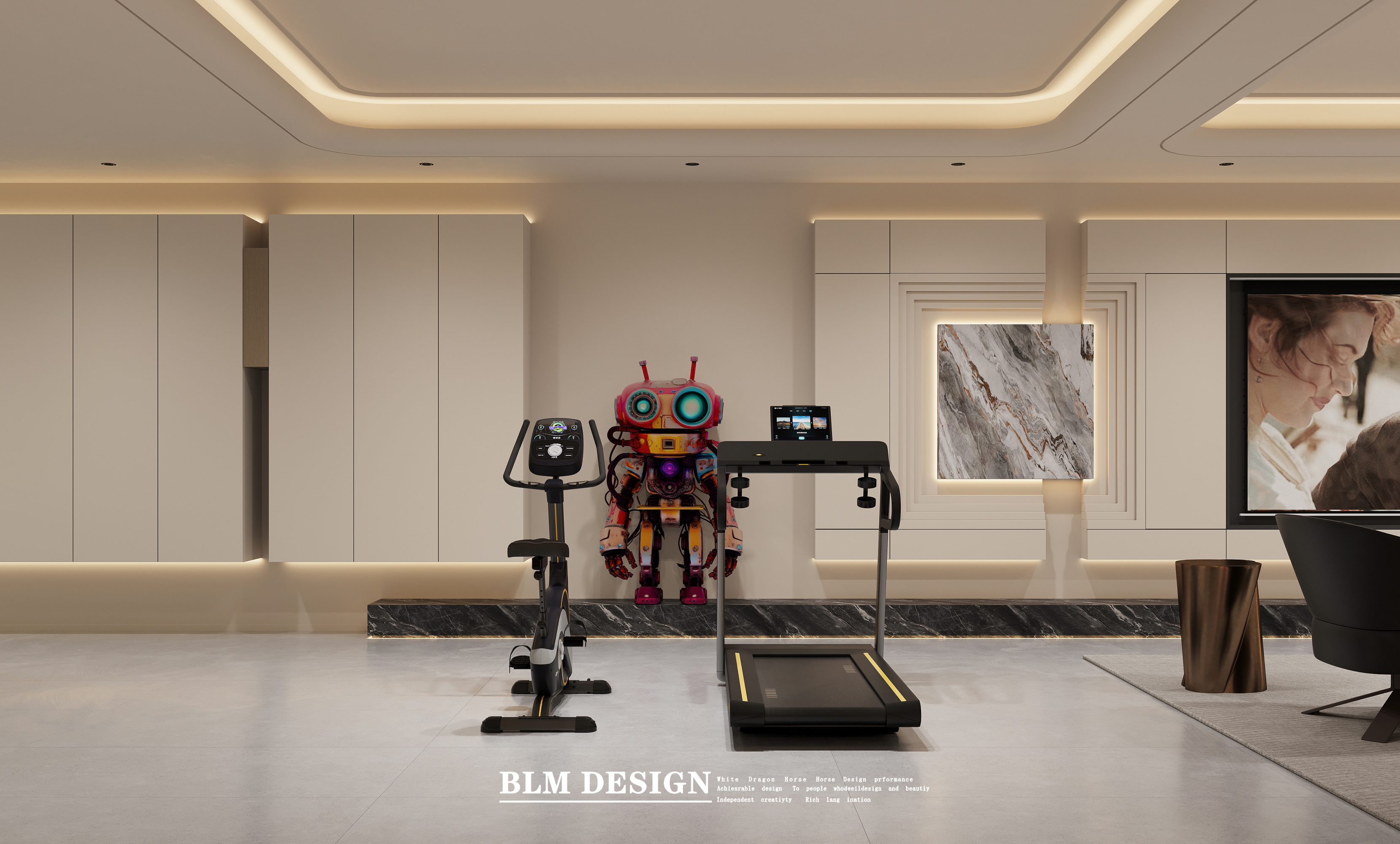 现代家装效果图案例[ID: 115360871]_建e效果图