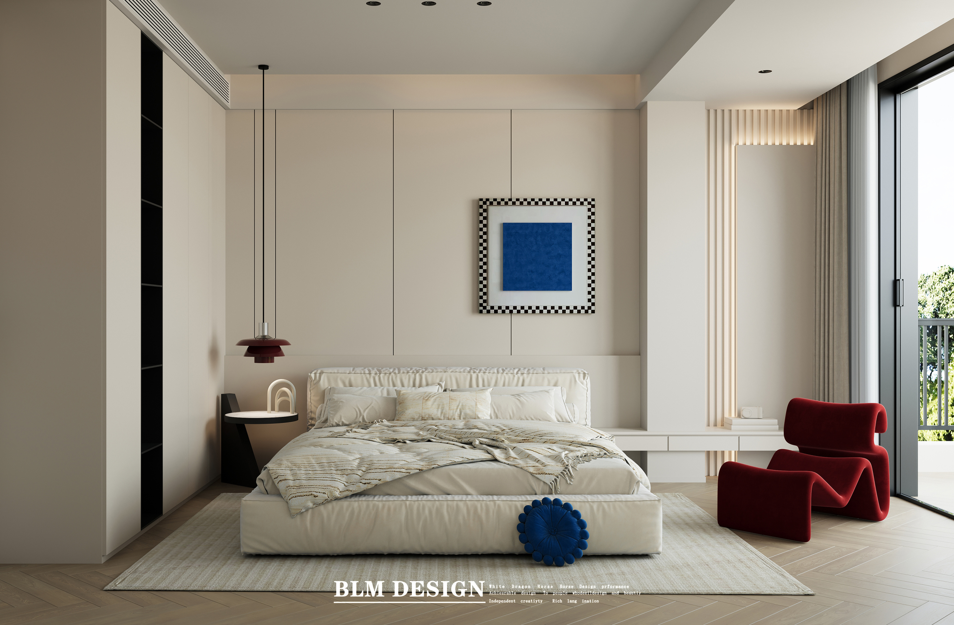 现代家装效果图案例[ID: 115360871]_建e效果图