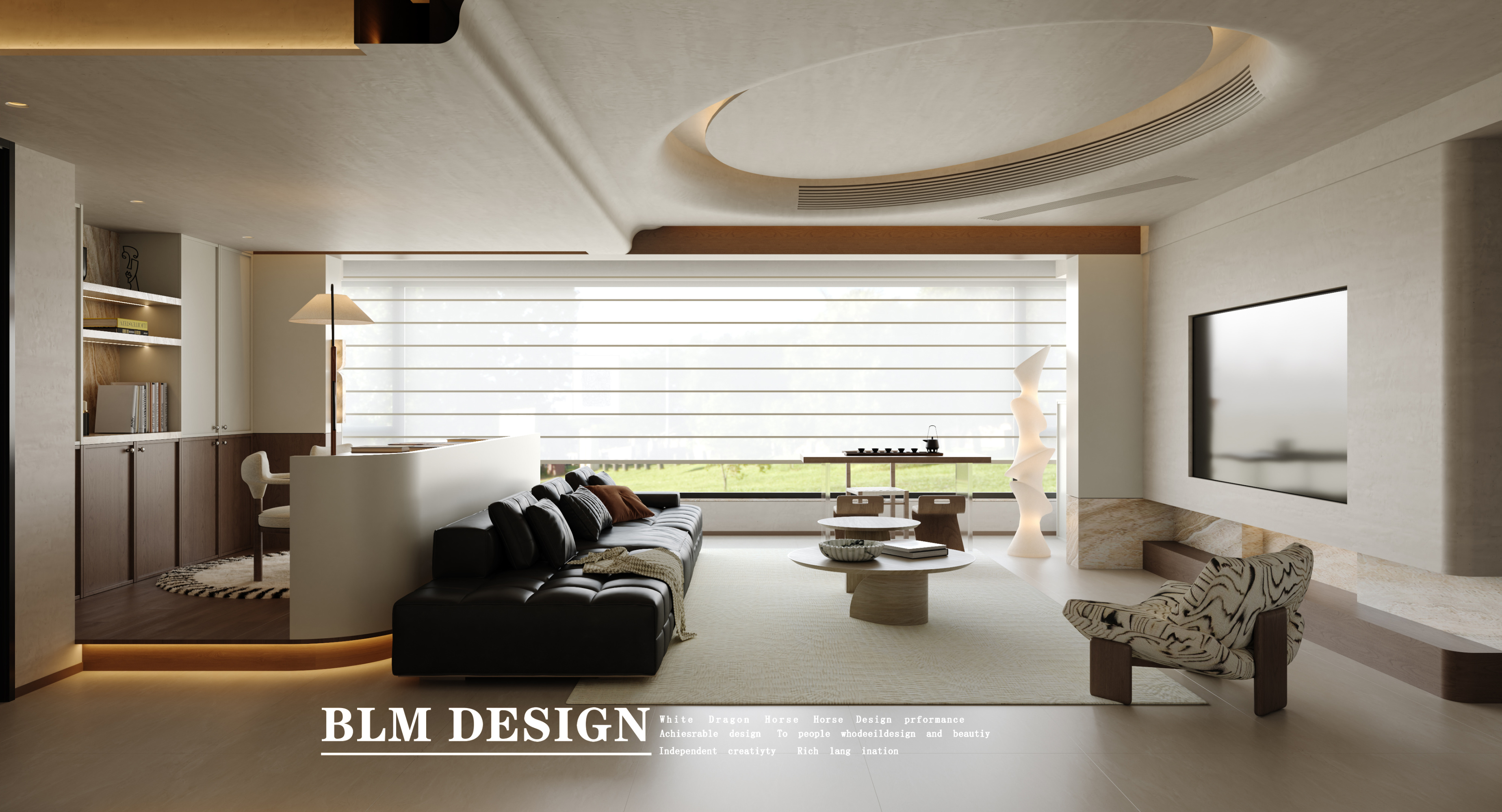 现代风-白龙马效果图[ID: 115557387]_建e效果图