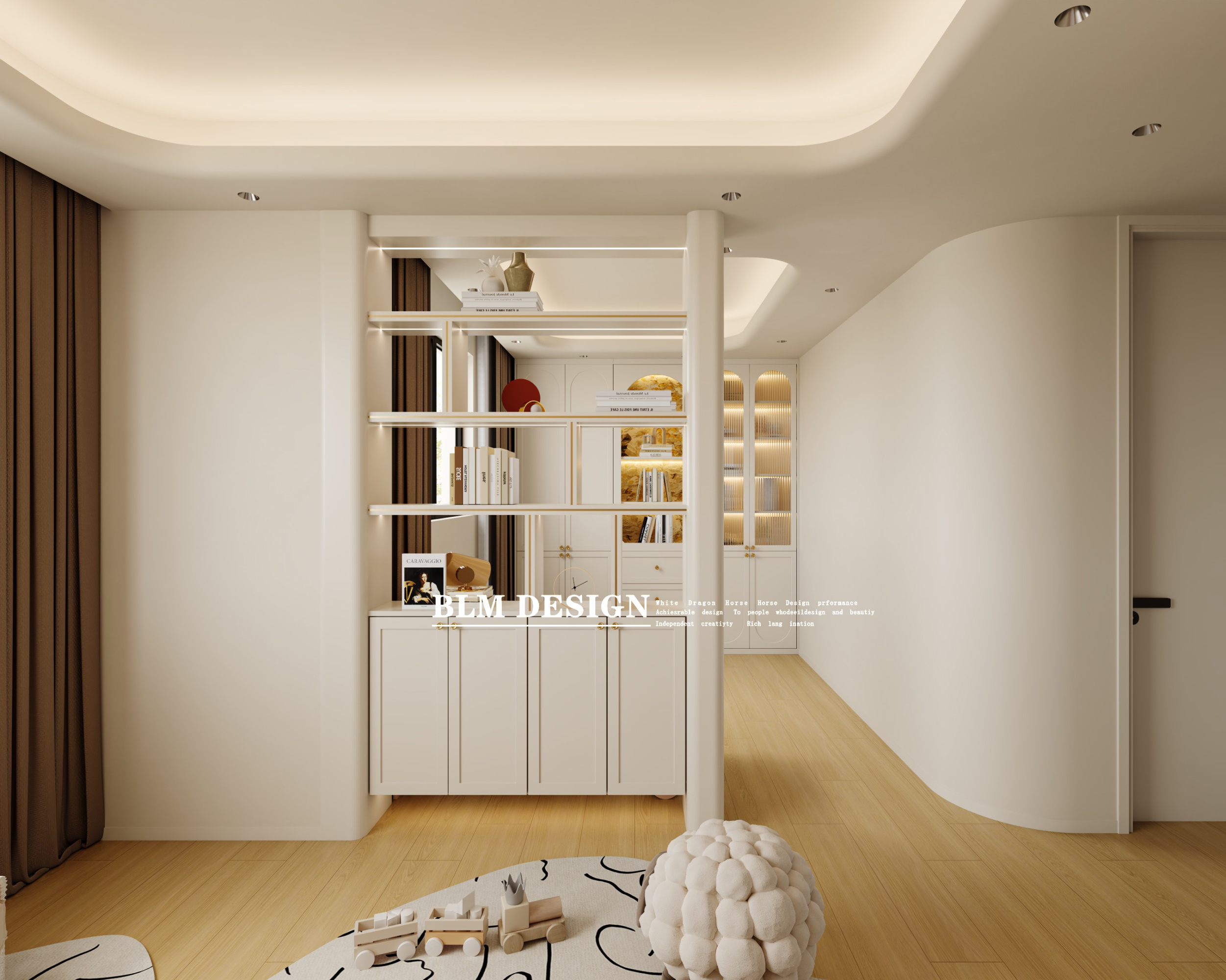 现代--白龙马效果图[ID: 115557467]_建e效果图
