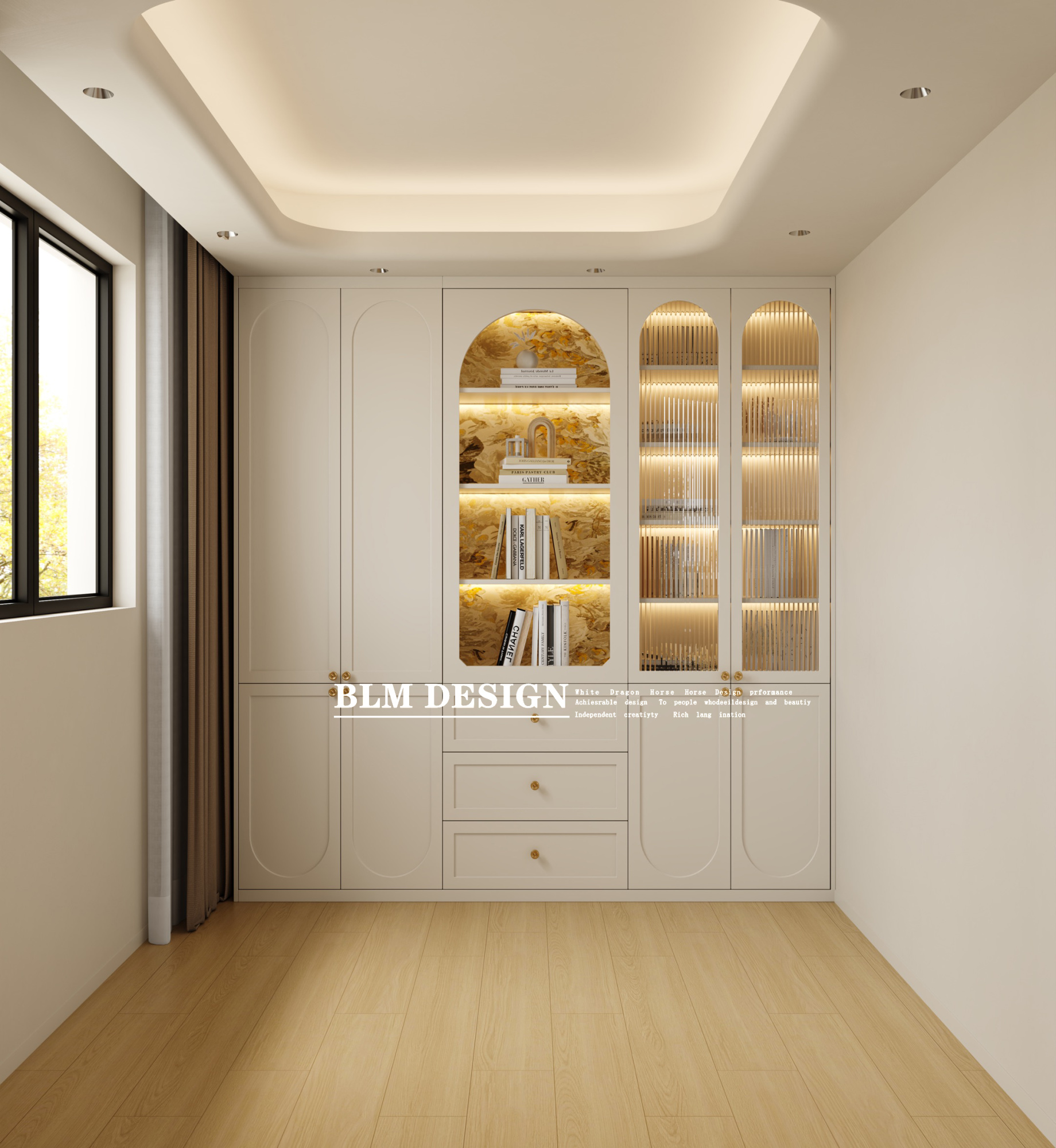 现代--白龙马效果图[ID: 115557467]_建e效果图
