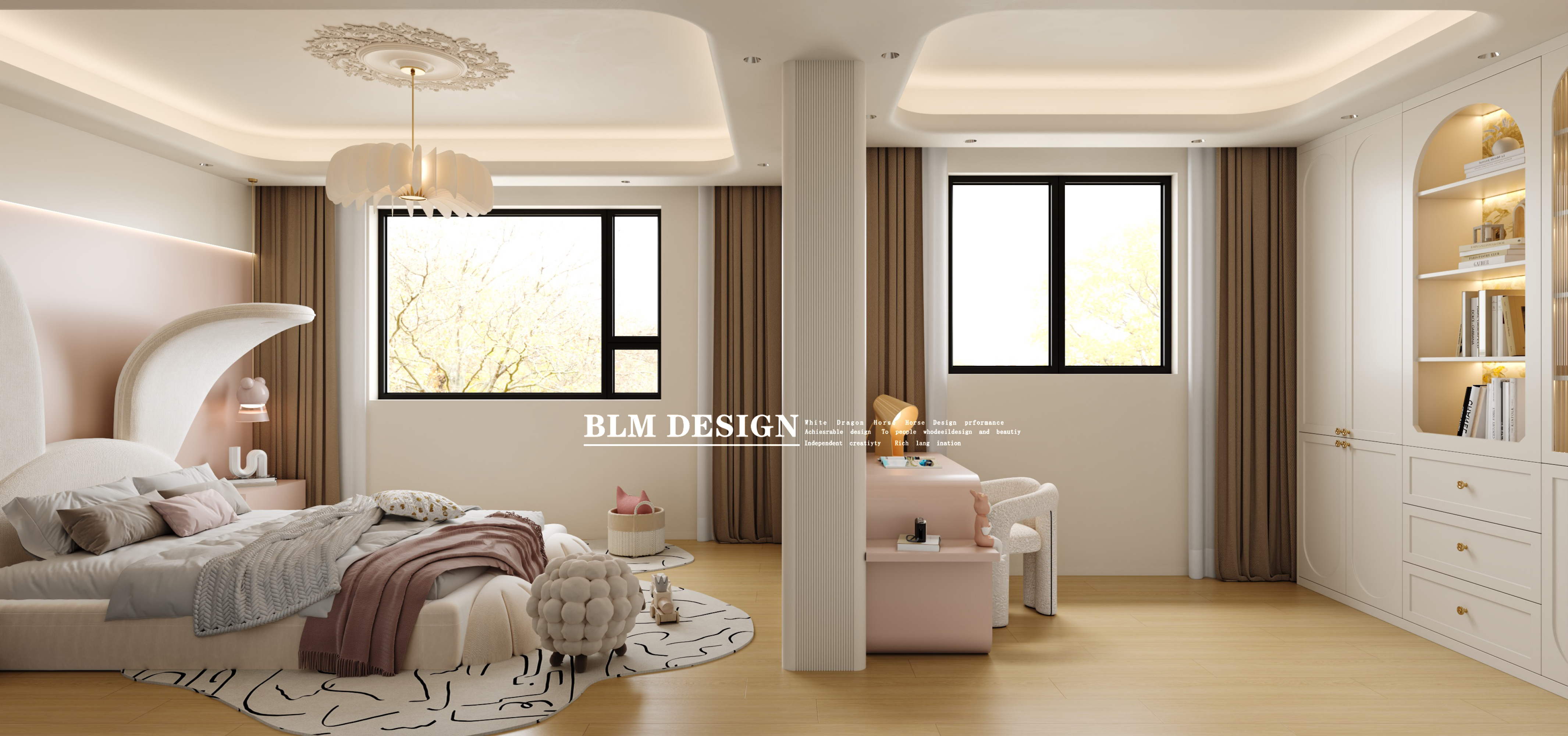 现代--白龙马效果图[ID: 115557467]_建e效果图