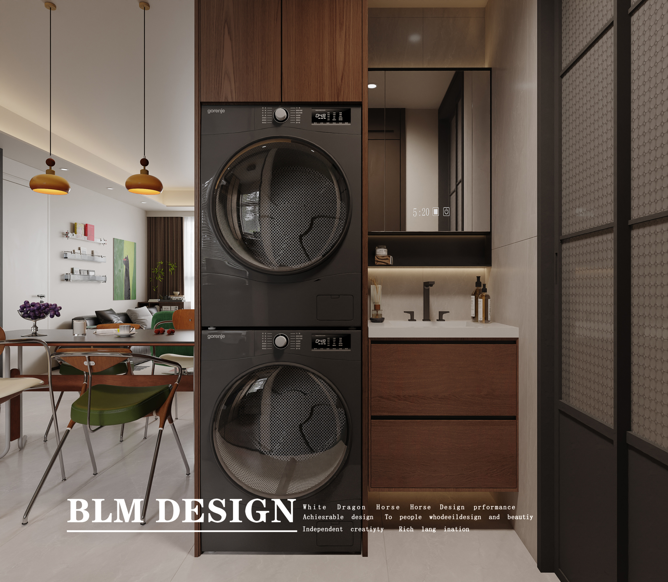 中古风-白龙马效果图[ID: 115557612]_建e效果图