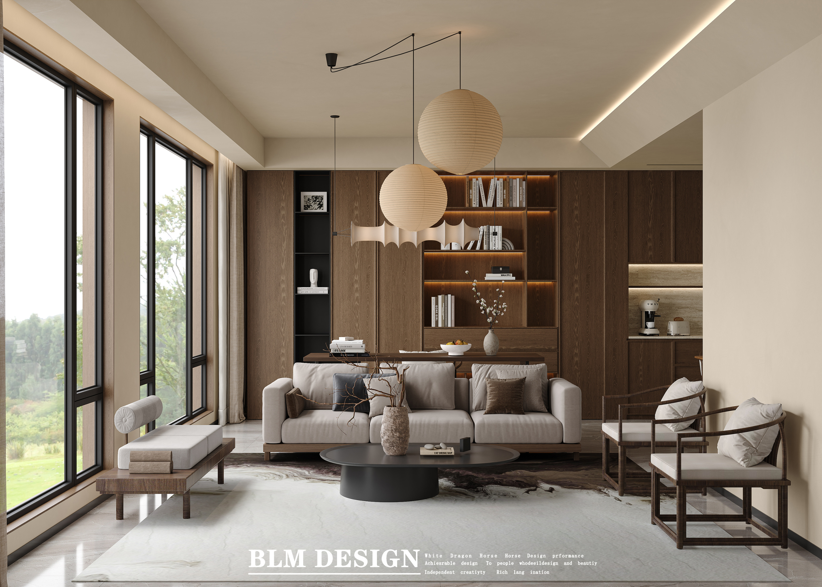 现代家装效果图案例[ID: 115557388]_建e效果图