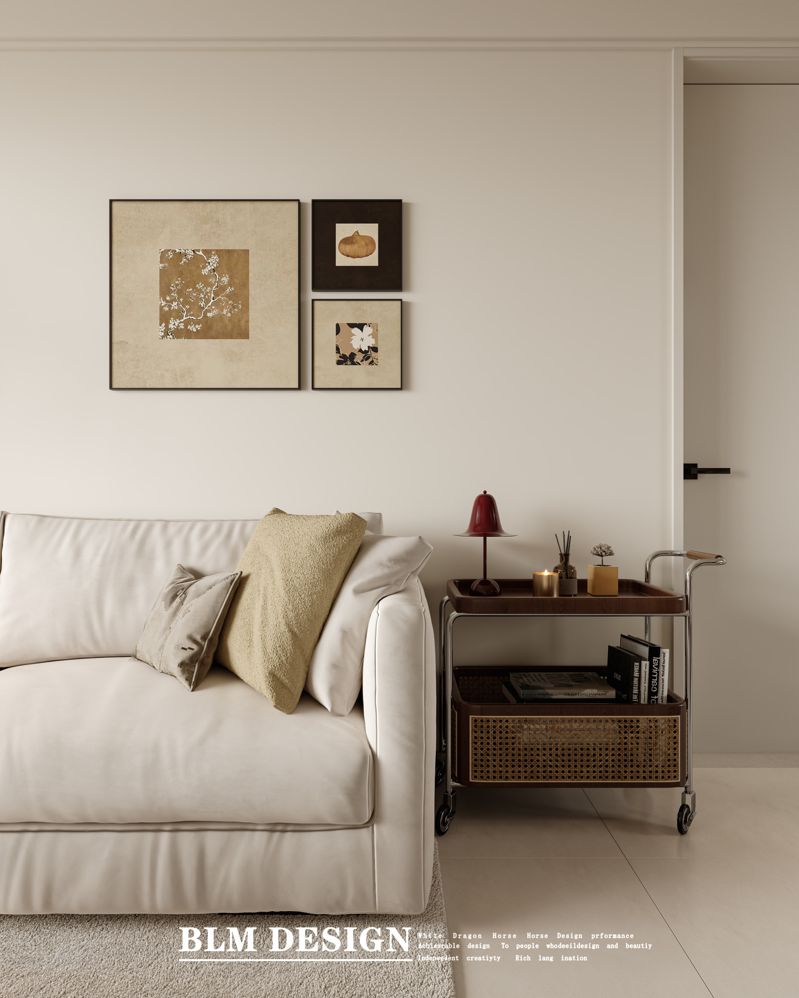 奶油中古设计案例分享[ID: 115557520]_建e效果图