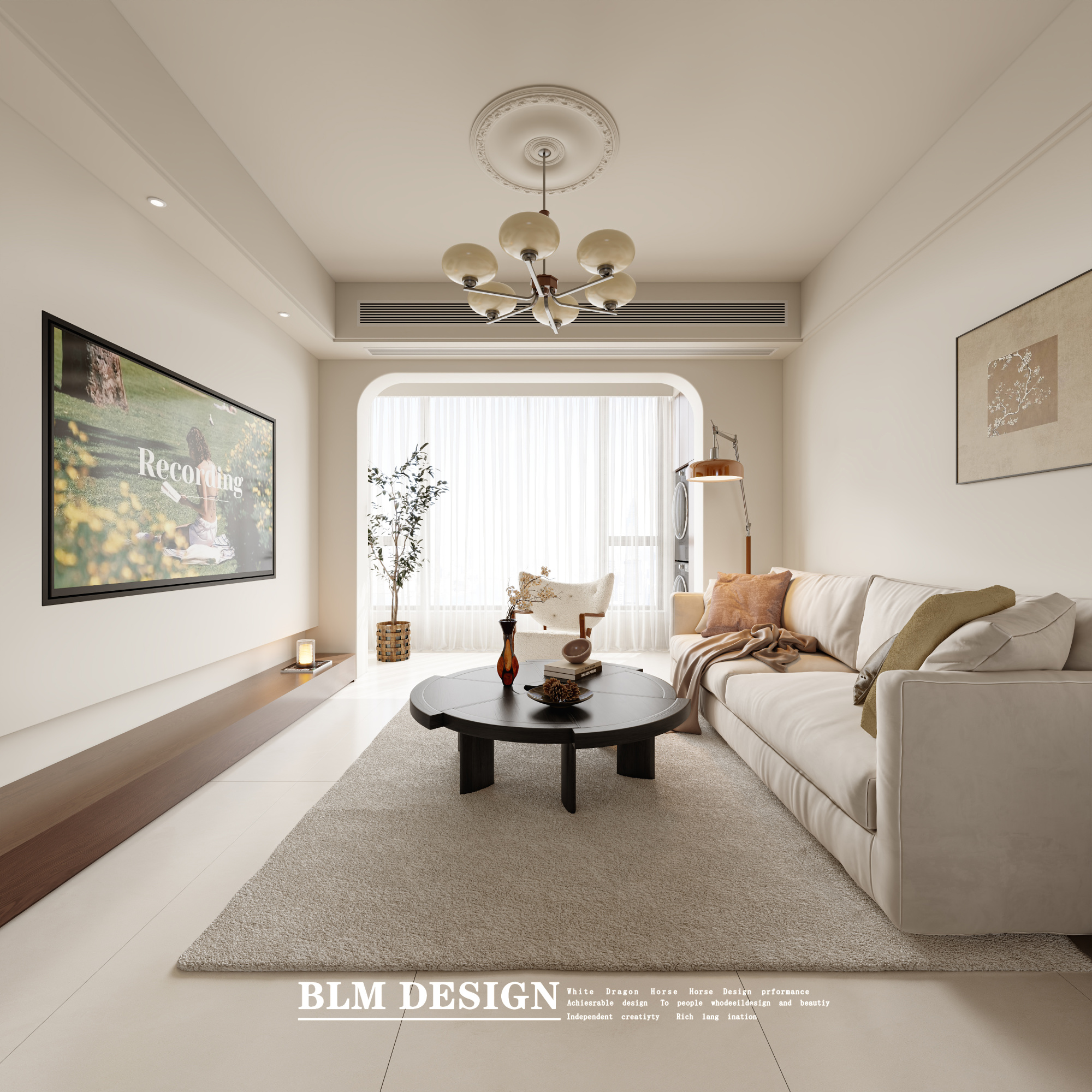 奶油中古设计案例分享[ID: 115557520]_建e效果图
