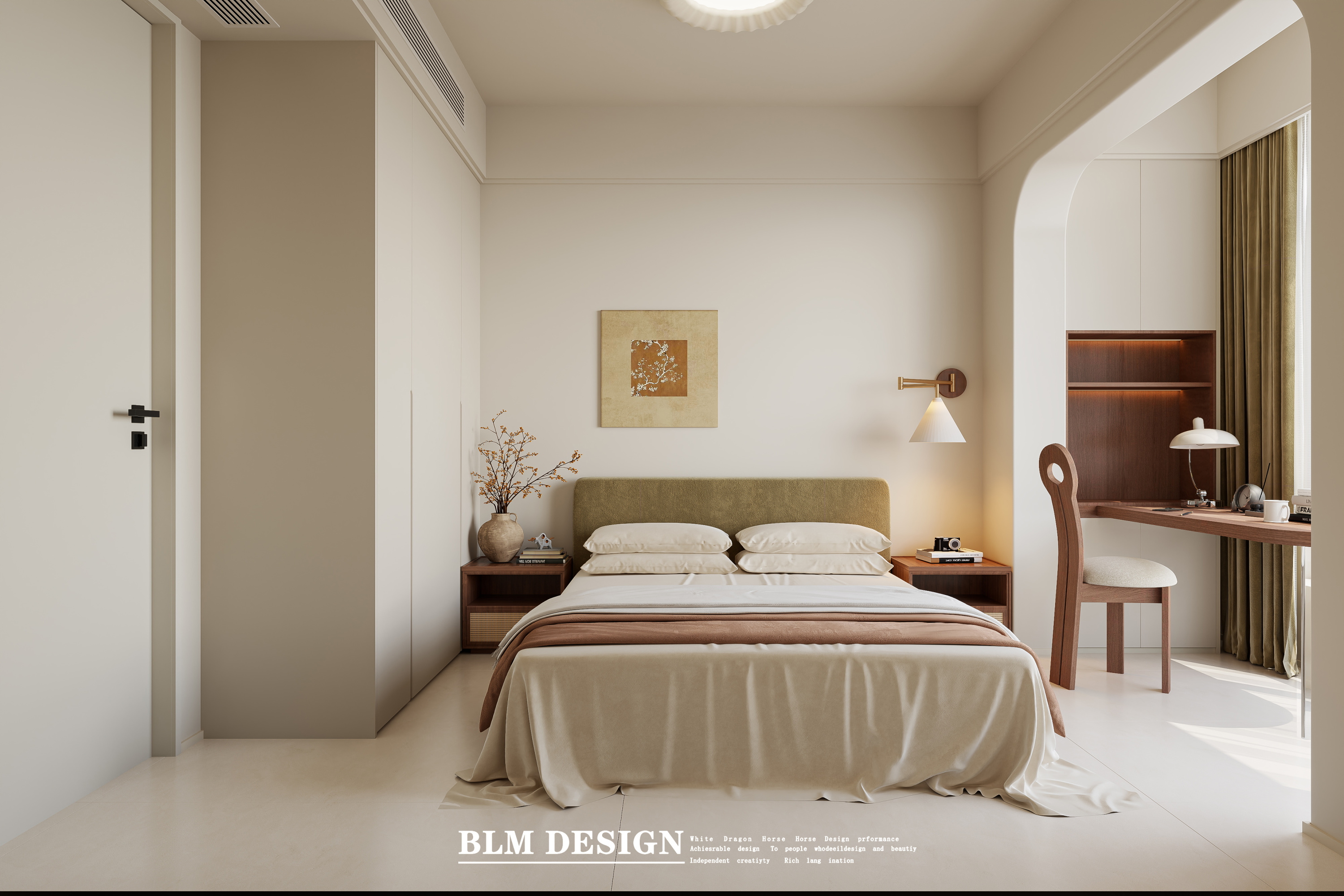 奶油中古设计案例分享[ID: 115557520]_建e效果图