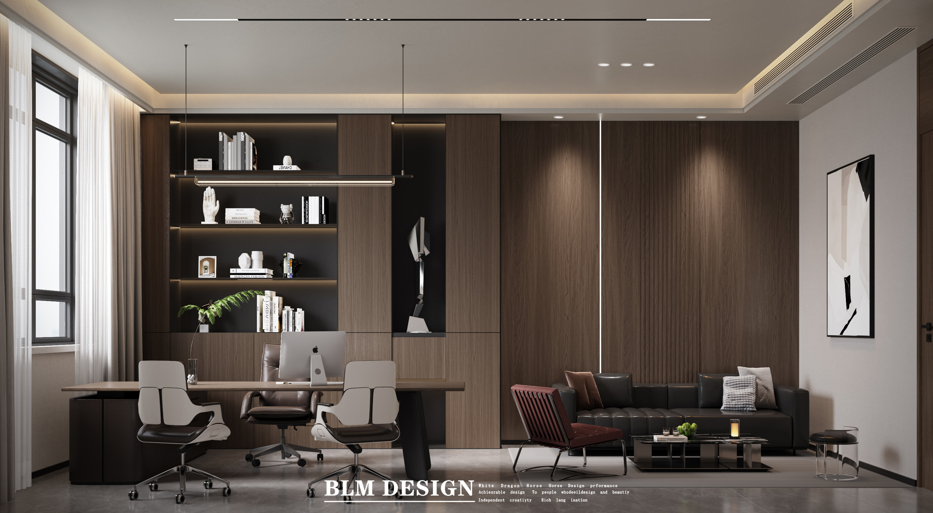 酒店设计案例分享[ID: 115557427]_建e效果图