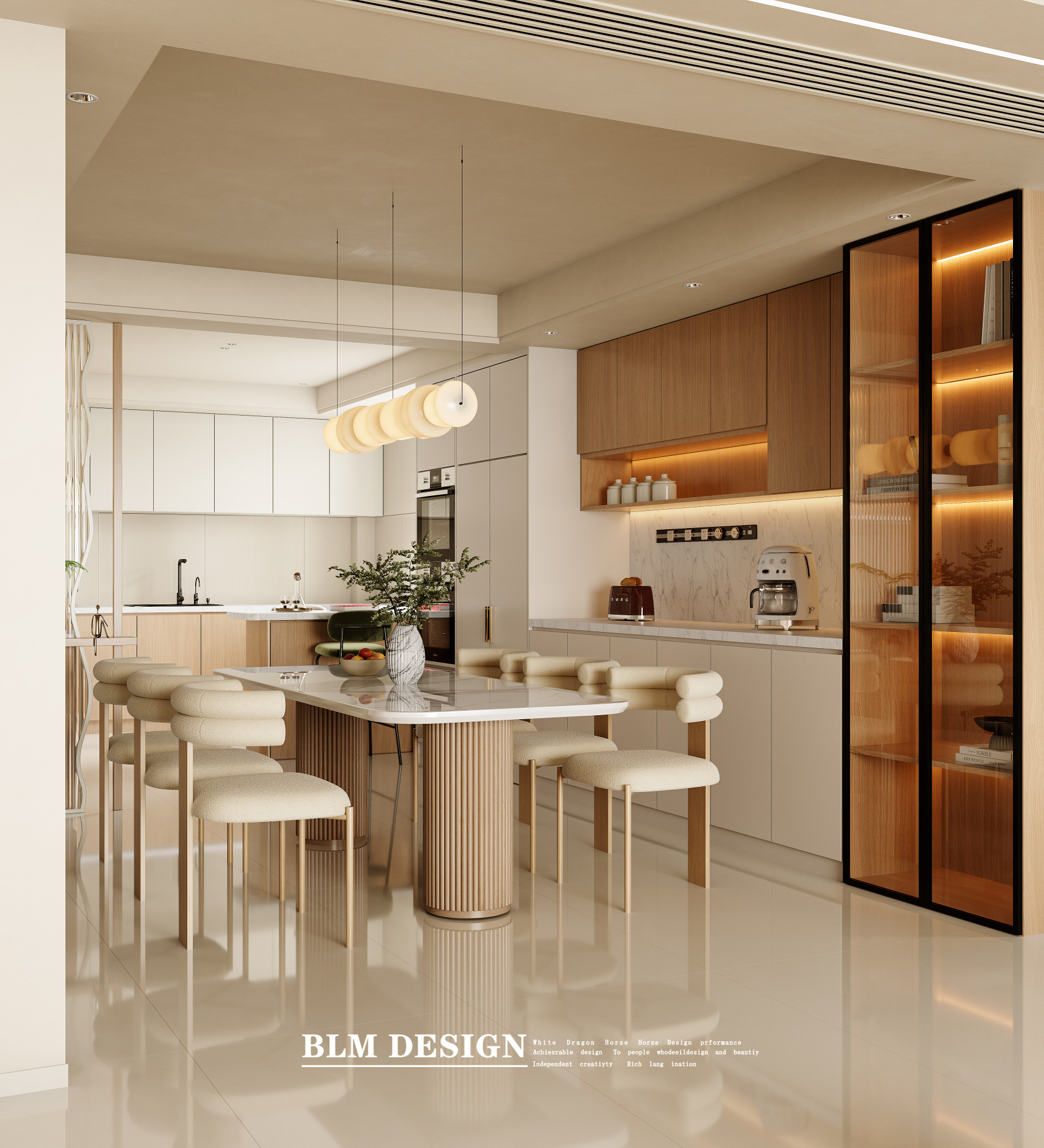 现代--白龙马效果图[ID: 115557426]_建e效果图