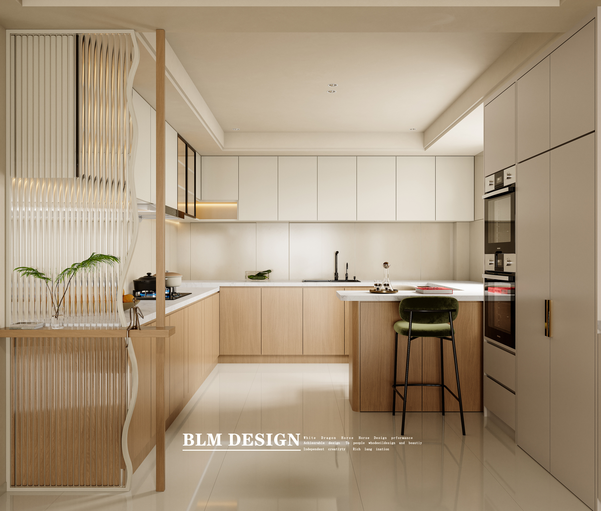 现代--白龙马效果图[ID: 115557426]_建e效果图