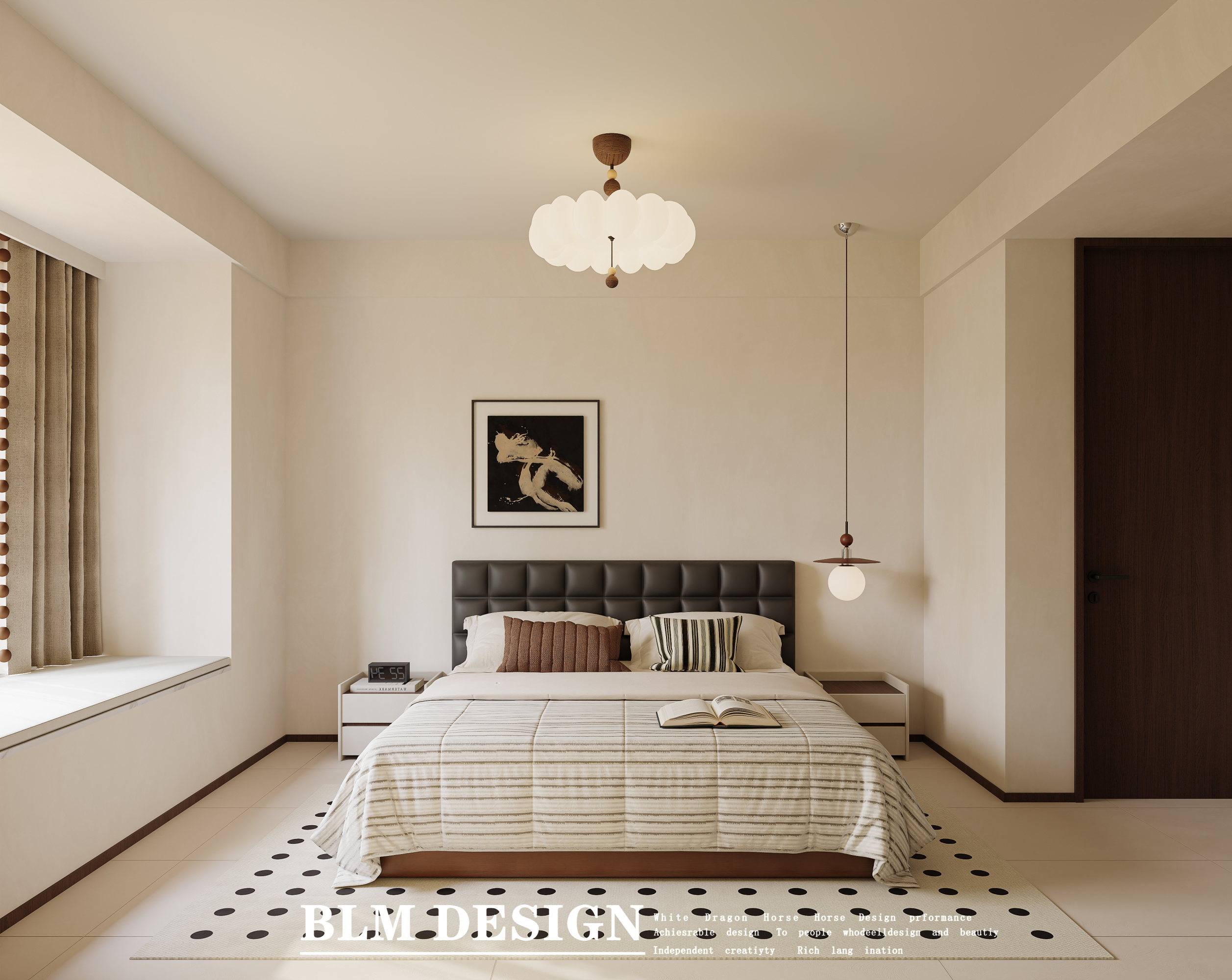 现代客餐厅—白龙马效果图[ID: 115557525]_建e效果图