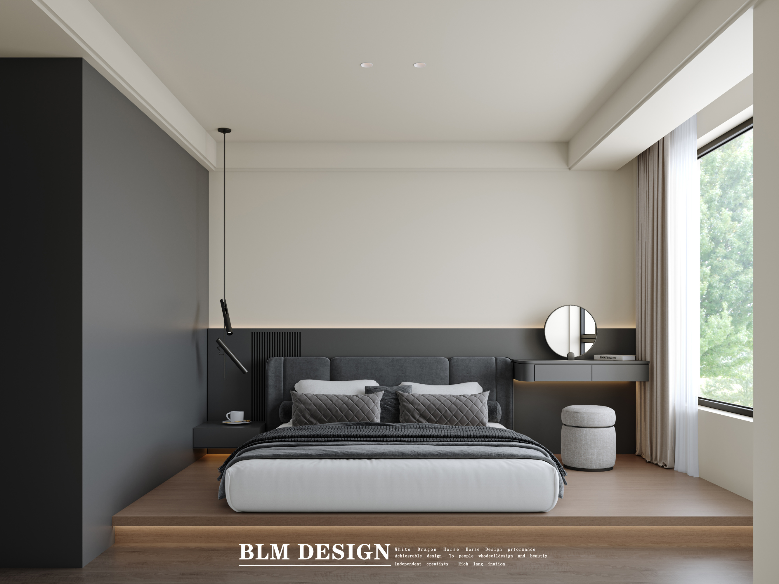 现代--白龙马效果图[ID: 115557444]_建e效果图