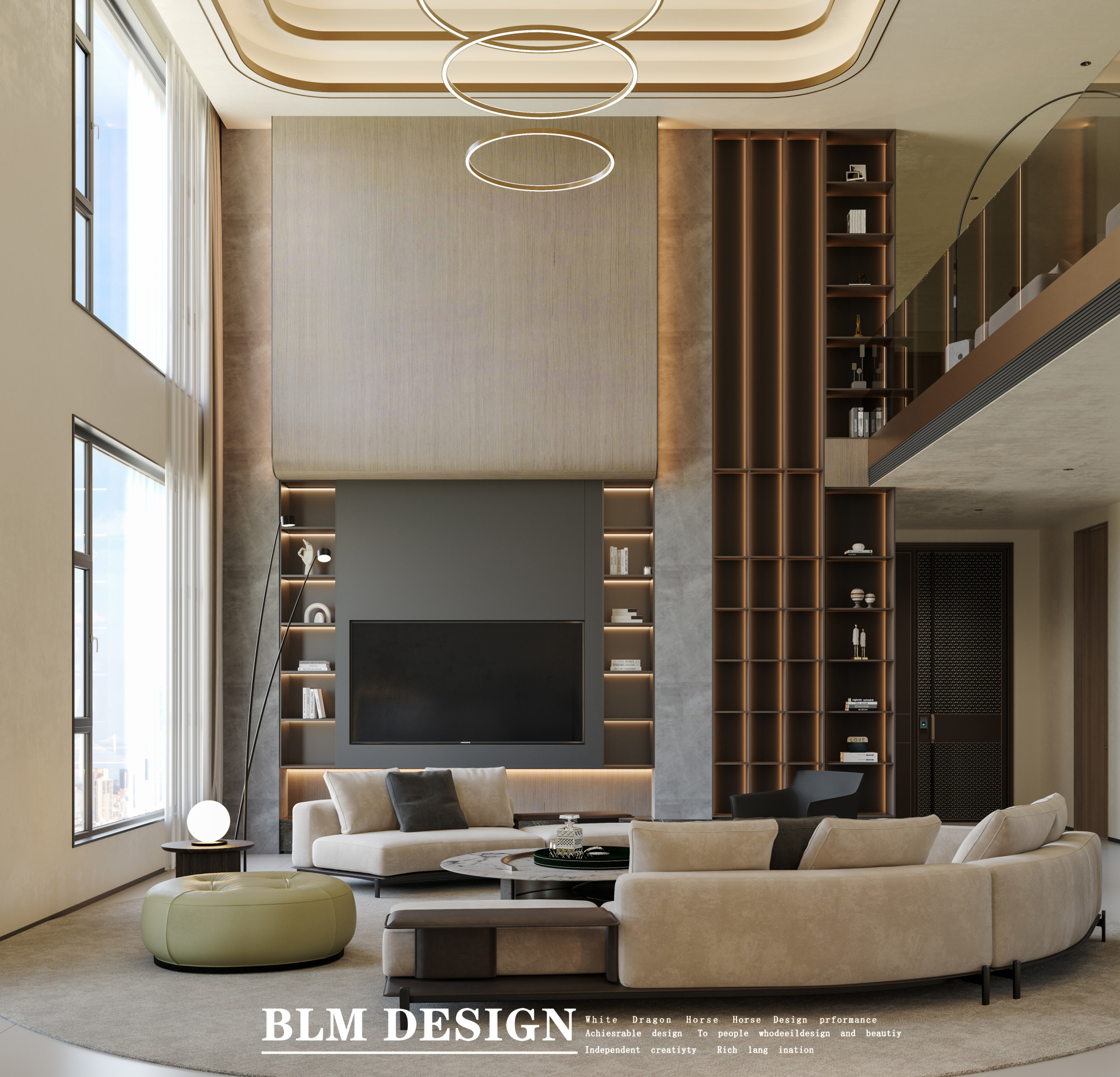 现代家装效果图案例[ID: 115557462]_建e效果图