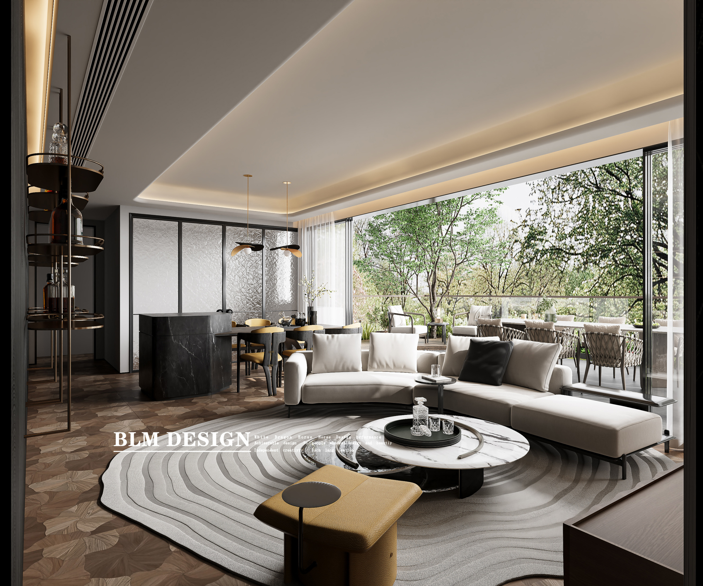 现代风-白龙马效果图[ID: 115491965]_建e效果图