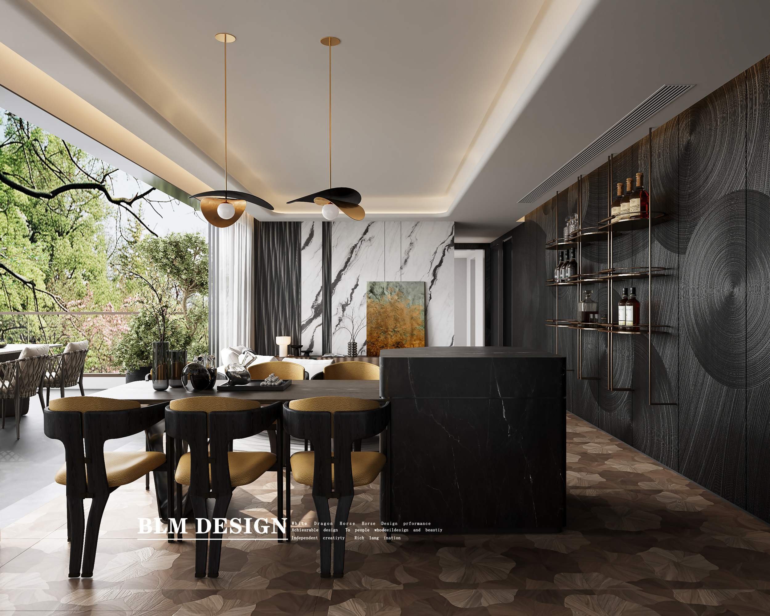 现代风-白龙马效果图[ID: 115491965]_建e效果图