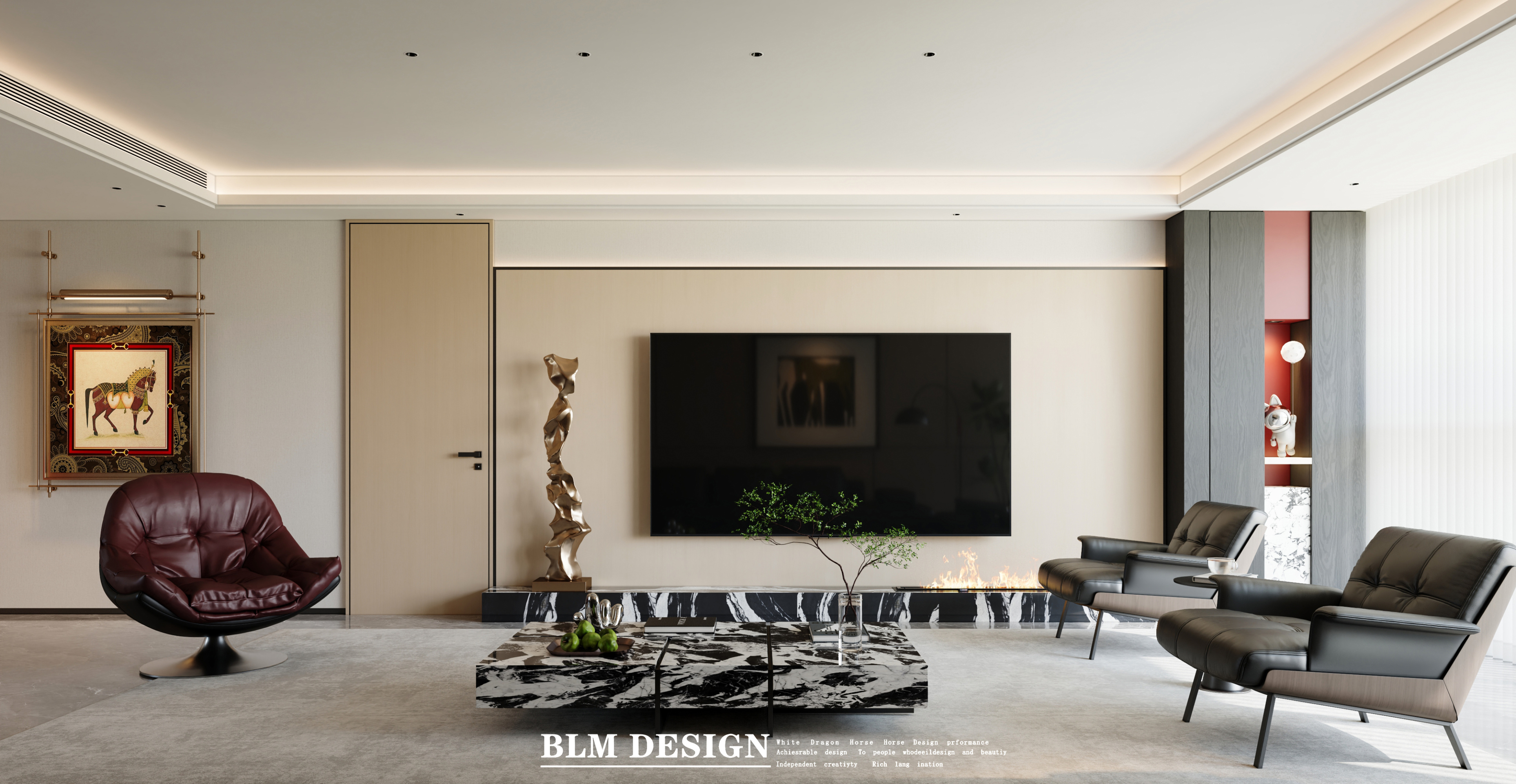 现代家装效果图案例[ID: 115491861]_建e效果图