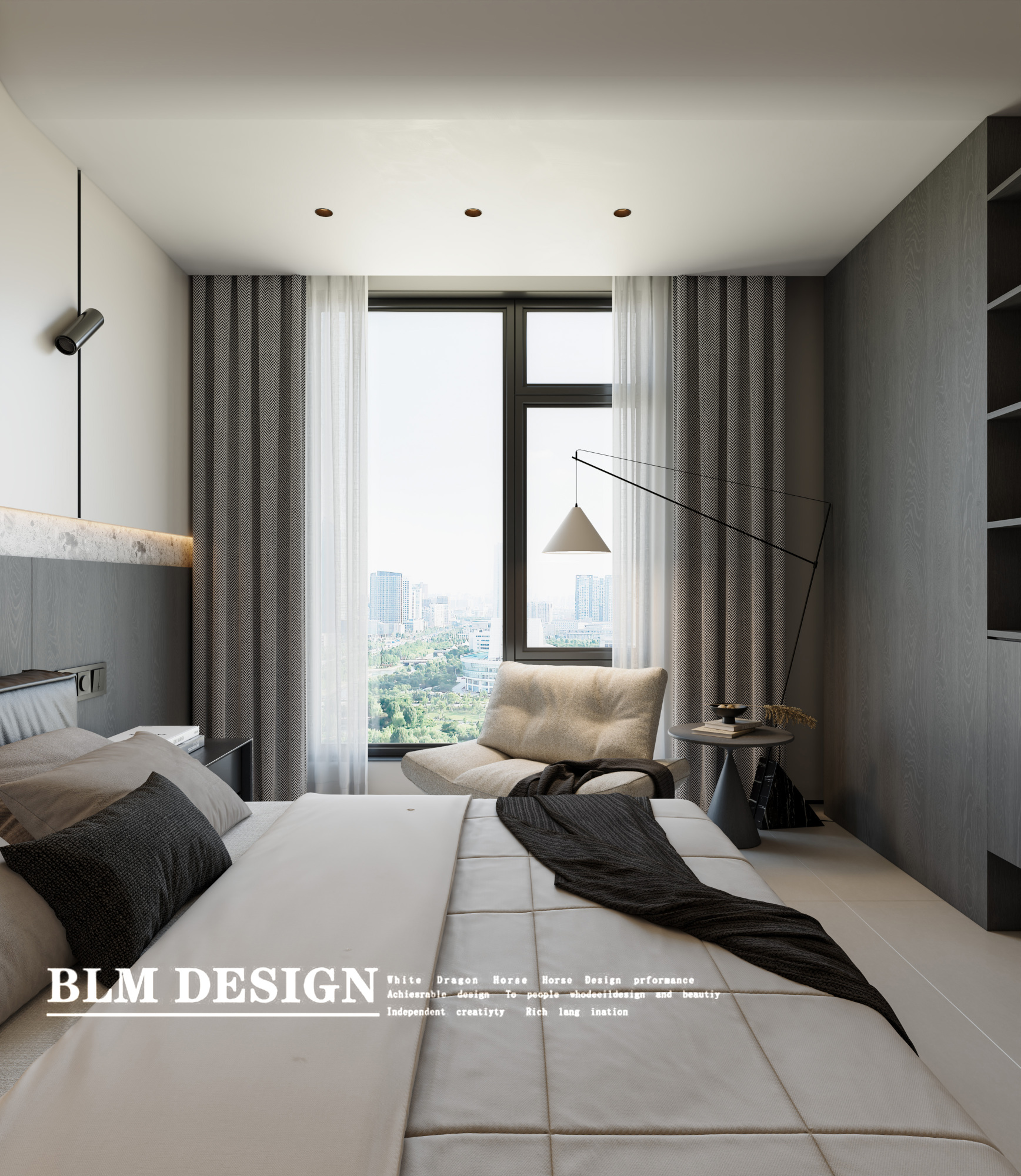 高冷意式——白龙马效果图[ID: 115492004]_建e效果图