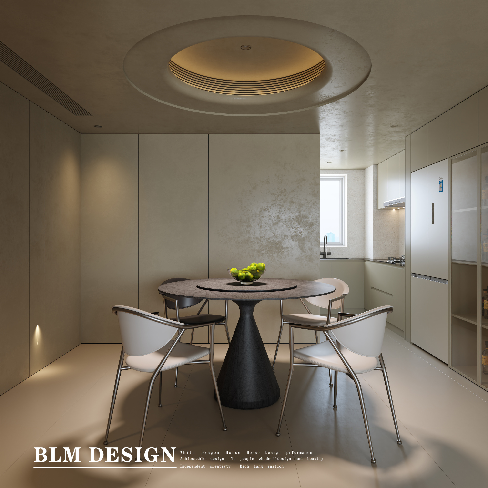 现代极简——白龙马效果图[ID: 115492052]_建e效果图