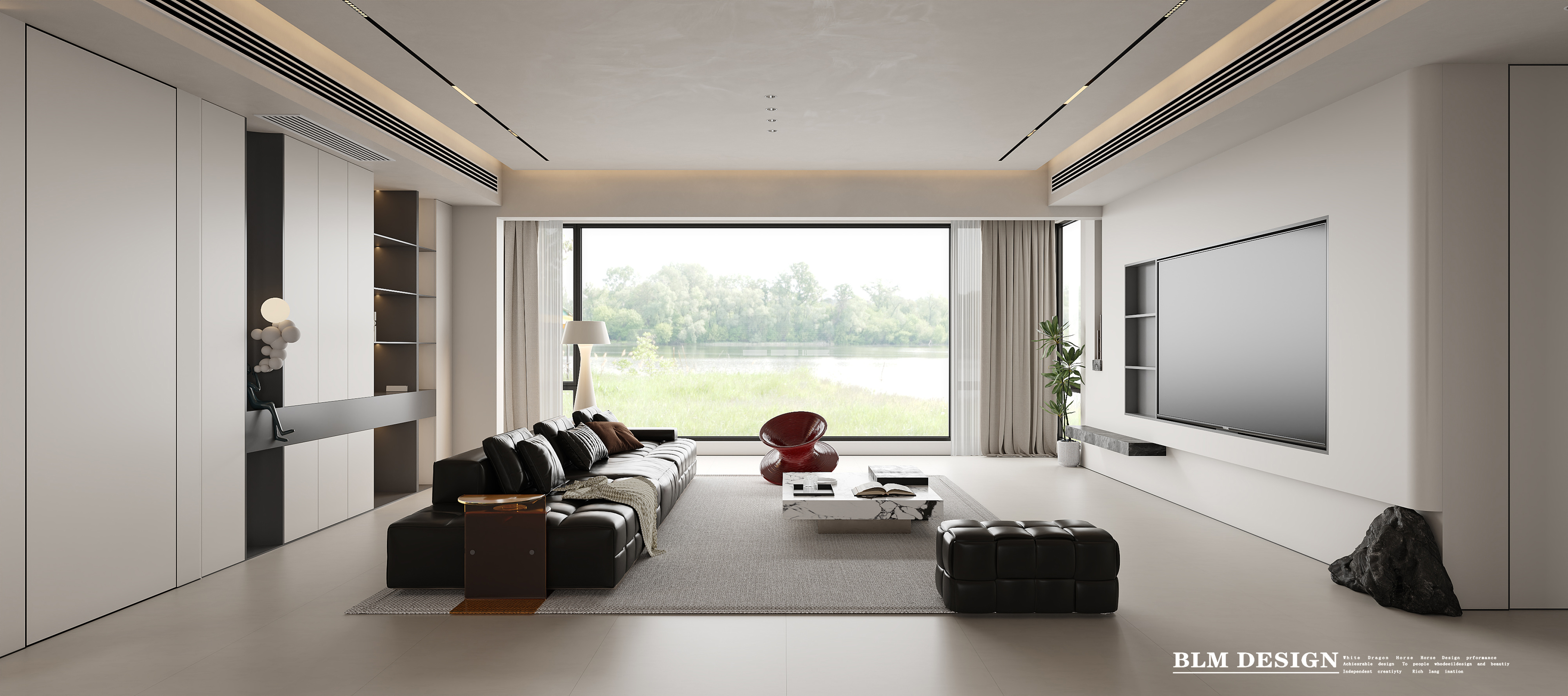 现代--白龙马效果图[ID: 116212746]_建e效果图