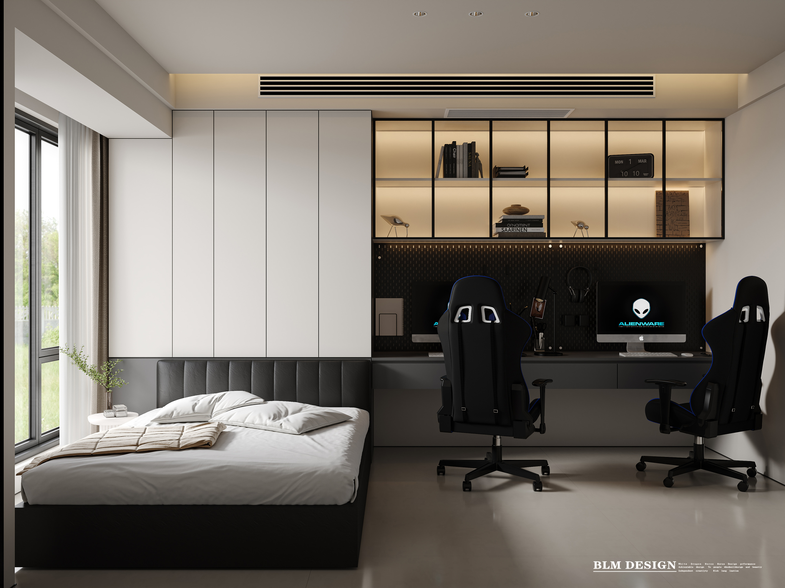 现代--白龙马效果图[ID: 116212746]_建e效果图